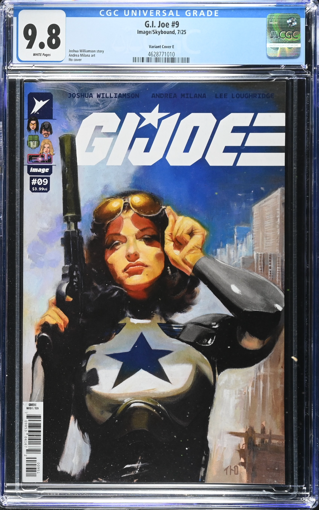 G.I. Joe #9 Ito 1:50 Retailer Incentive Variant CGC 9.8