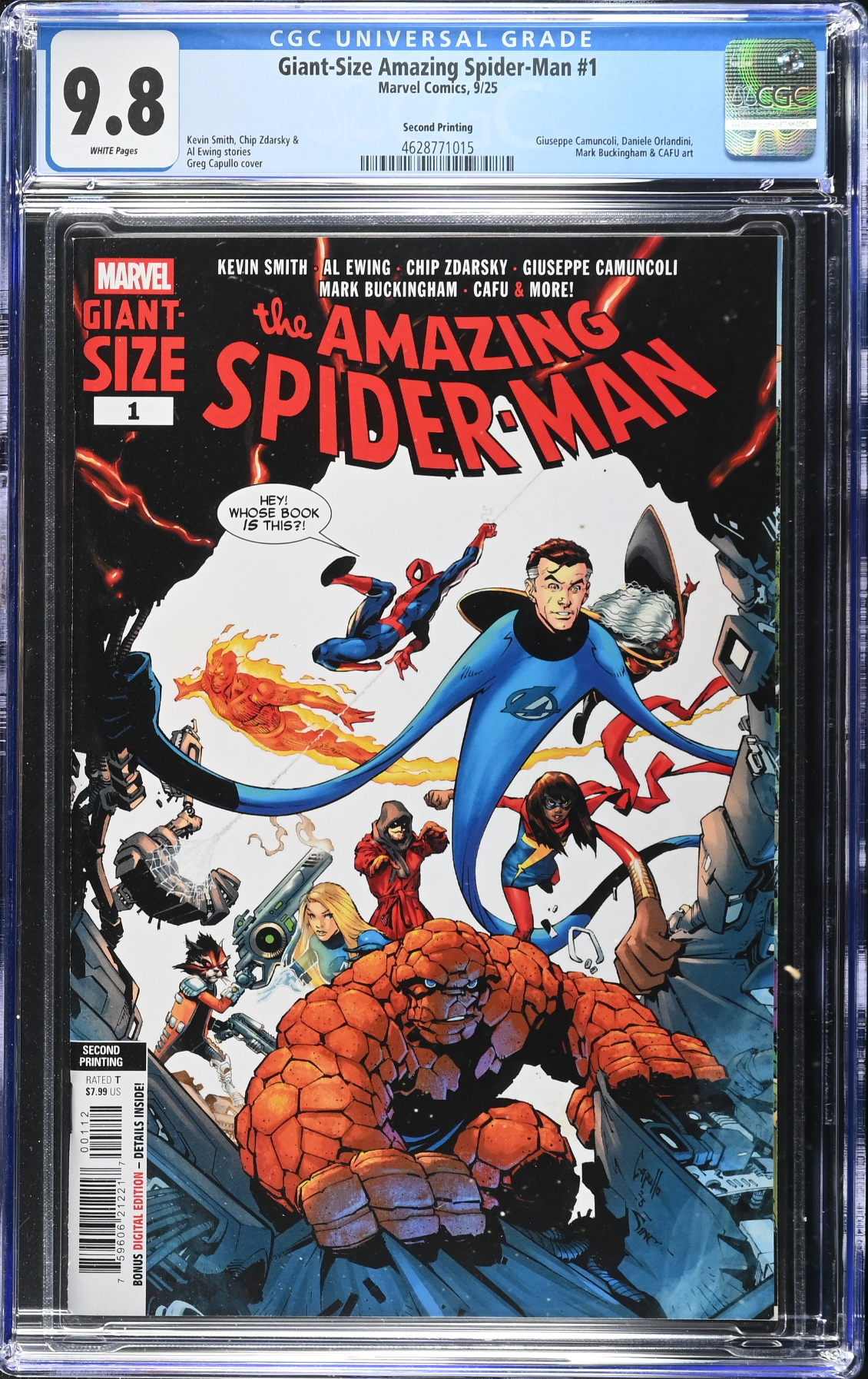 Giant-Size Amazing Spider-Man #1 Second Printing CGC 9.8