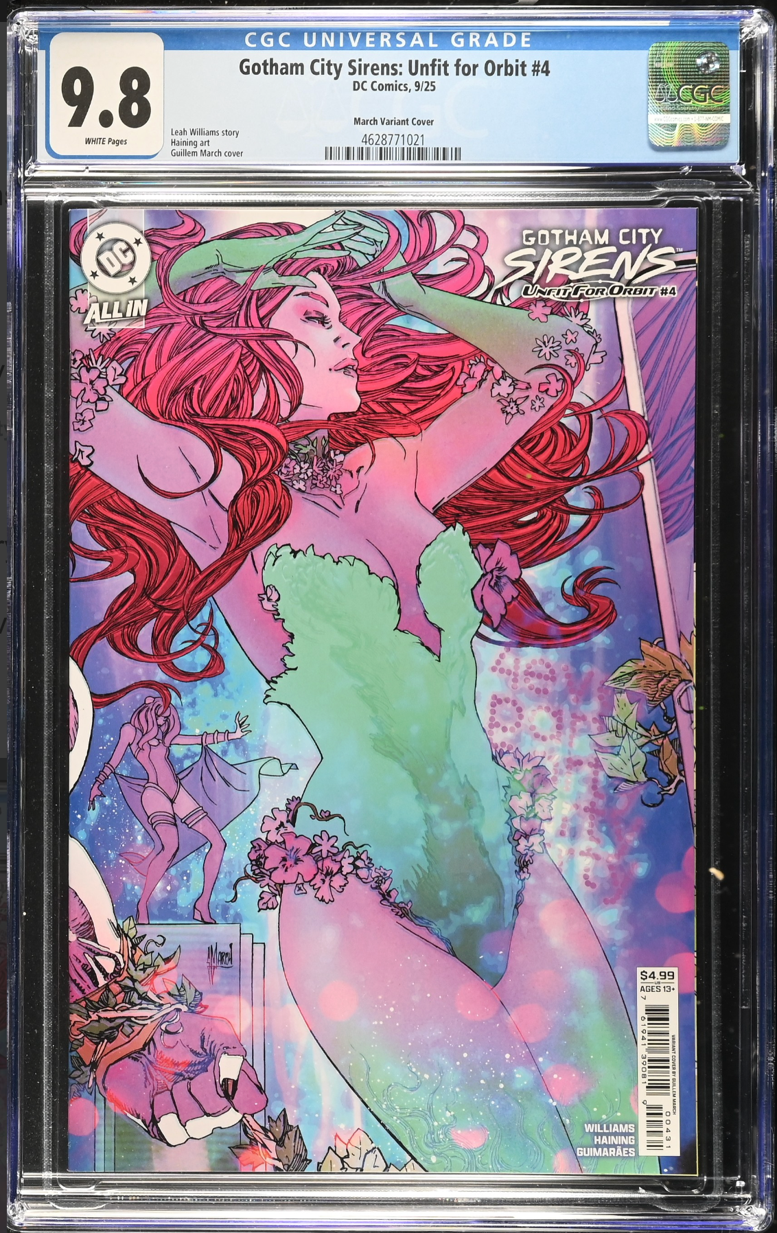 Gotham City Sirens: Unfit for Orbit #4 March Variant CGC 9.8