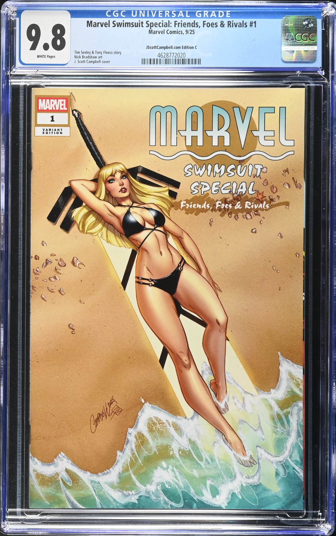 Marvel Swimsuit Special: Friends, Foes & Rivals #1 J. Scott Campbell E