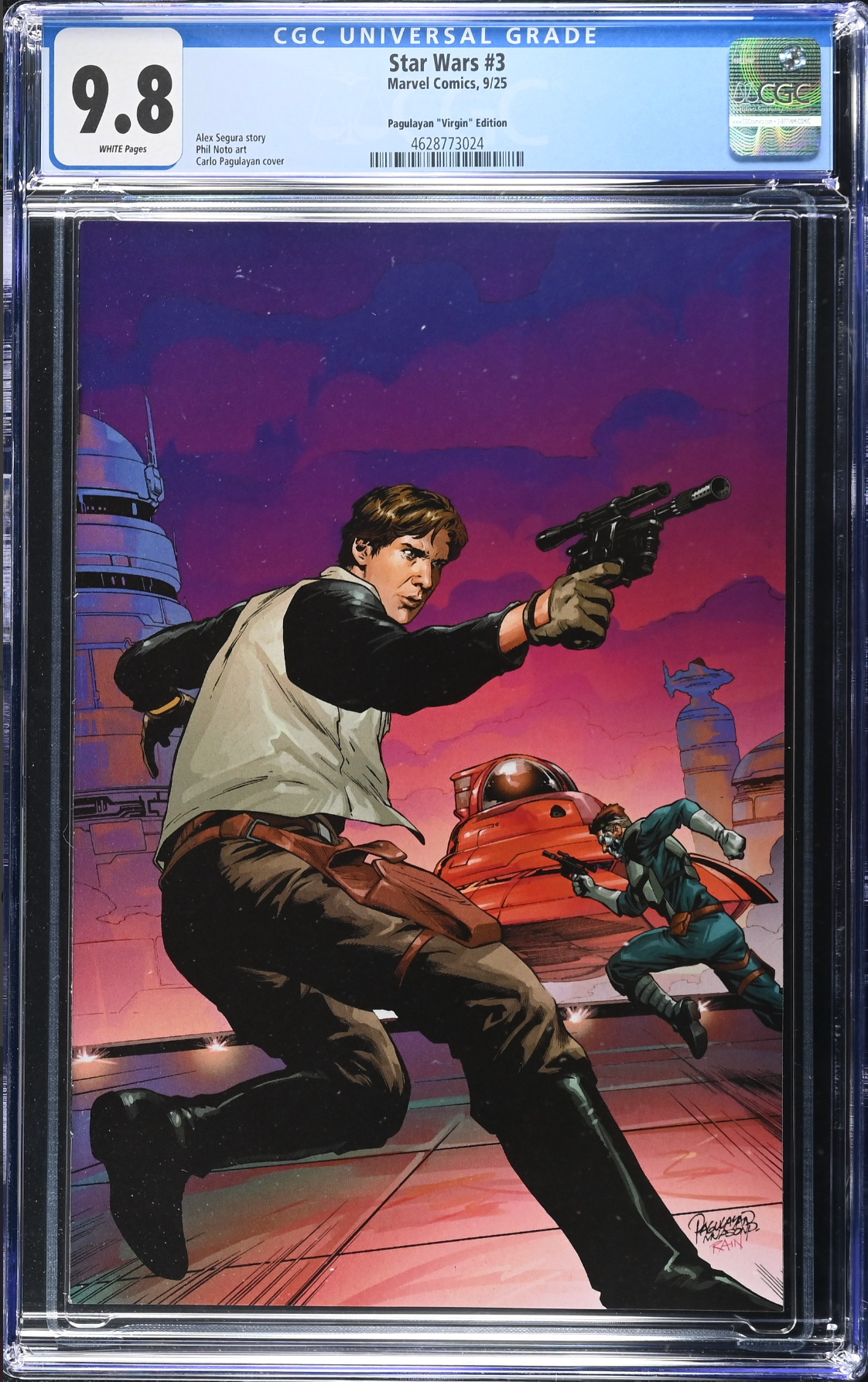 Star Wars #3 Pagulayan 1:100 Virgin Retailer Incentive Variant CGC 9.8