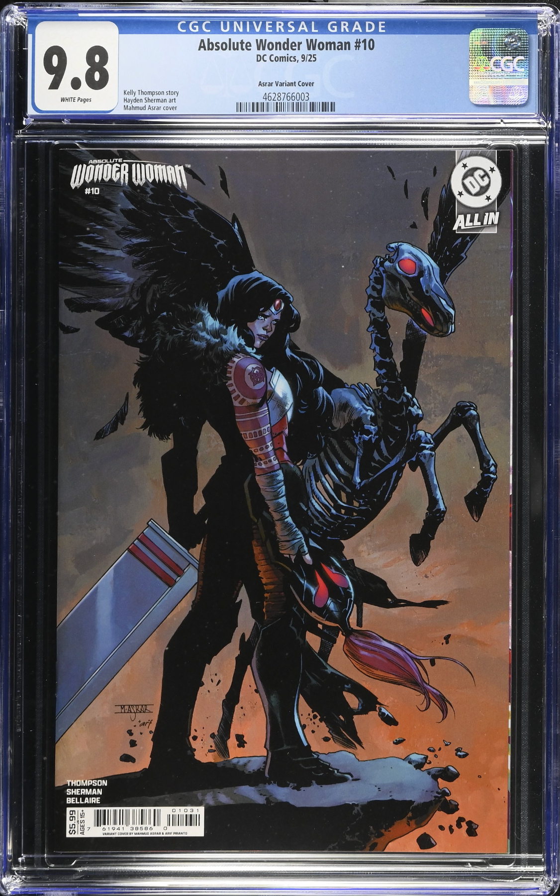 Absolute Wonder Woman #10 Asrar Variant CGC 9.8