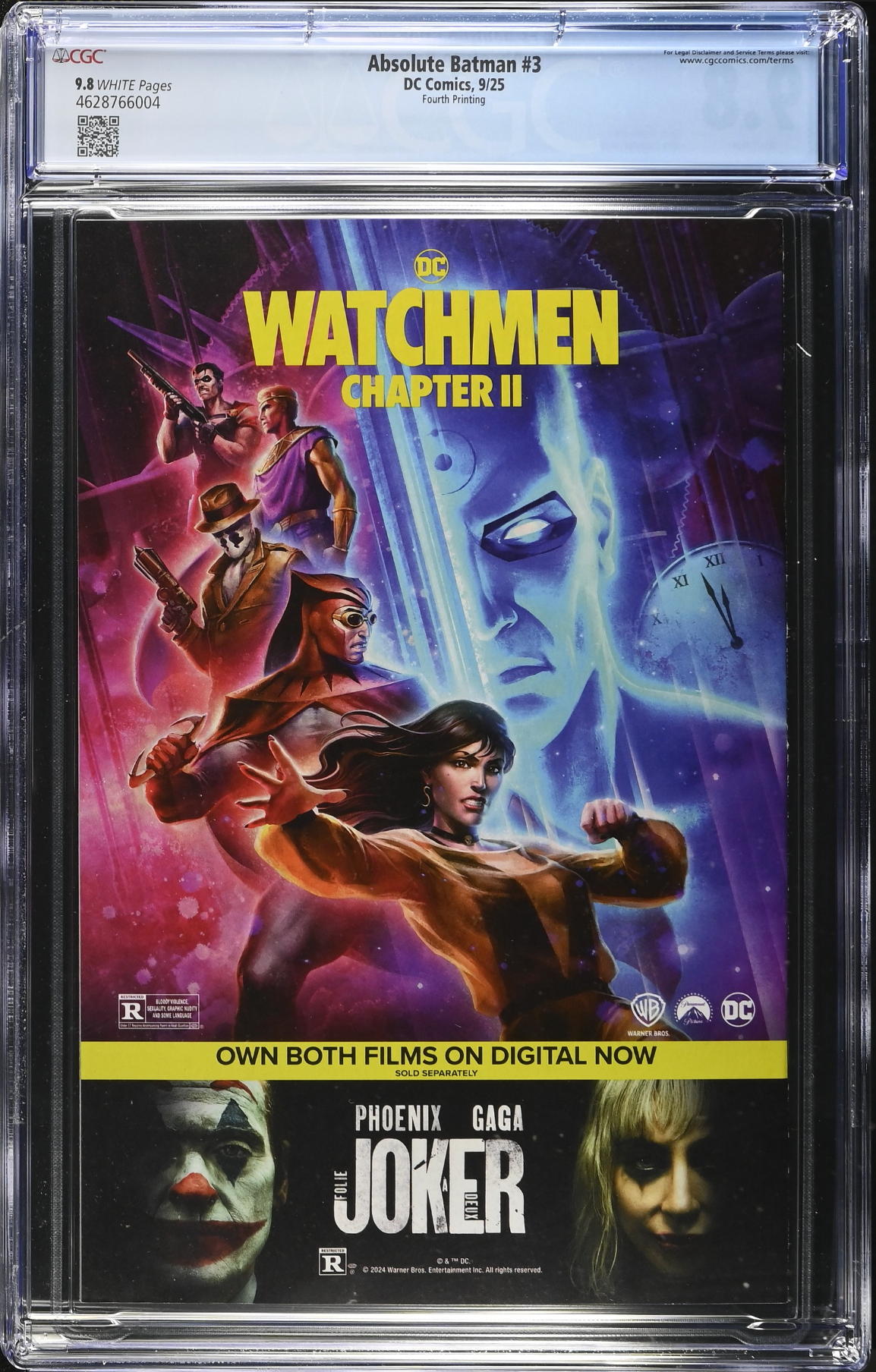 Absolute Batman #3 Fourth Printing CGC 9.8