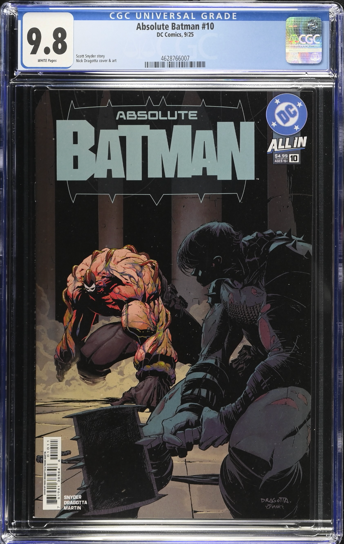 Absolute Batman #10 CGC 9.8