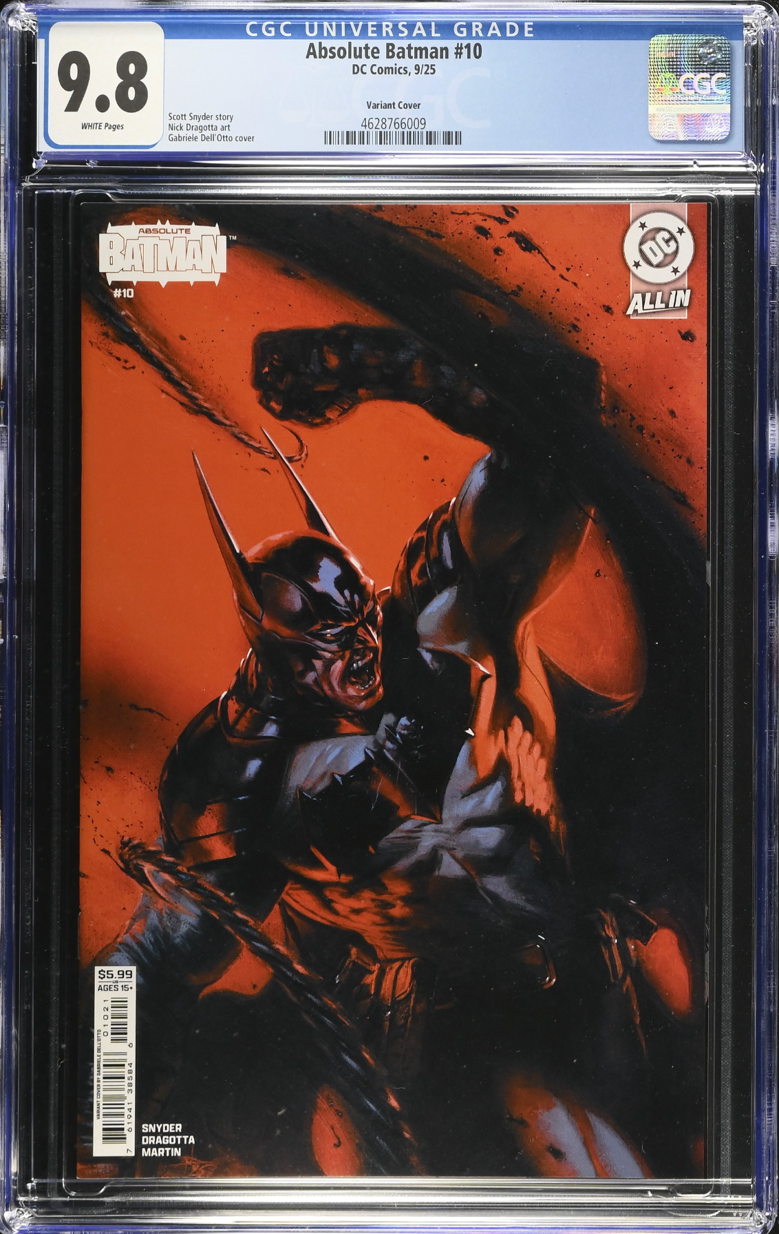 Absolute Batman #10 Dell'Otto Variant CGC 9.8