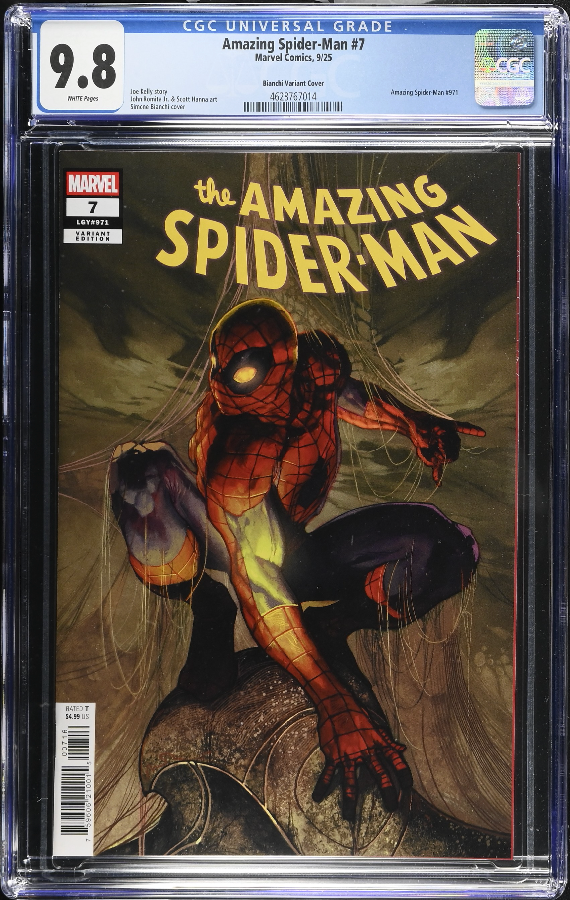 Amazing Spider-Man #7 Bianchi 1:25 Retailer Incentive Variant CGC 9.8