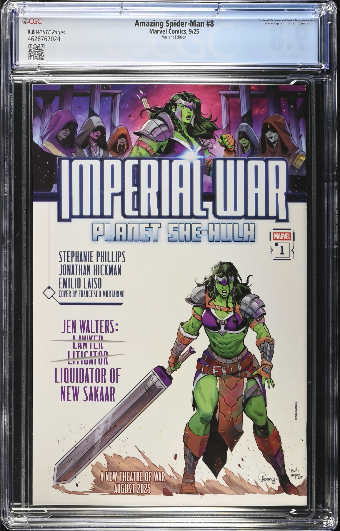Amazing Spider-Man #8 Dekal Variant CGC 9.8