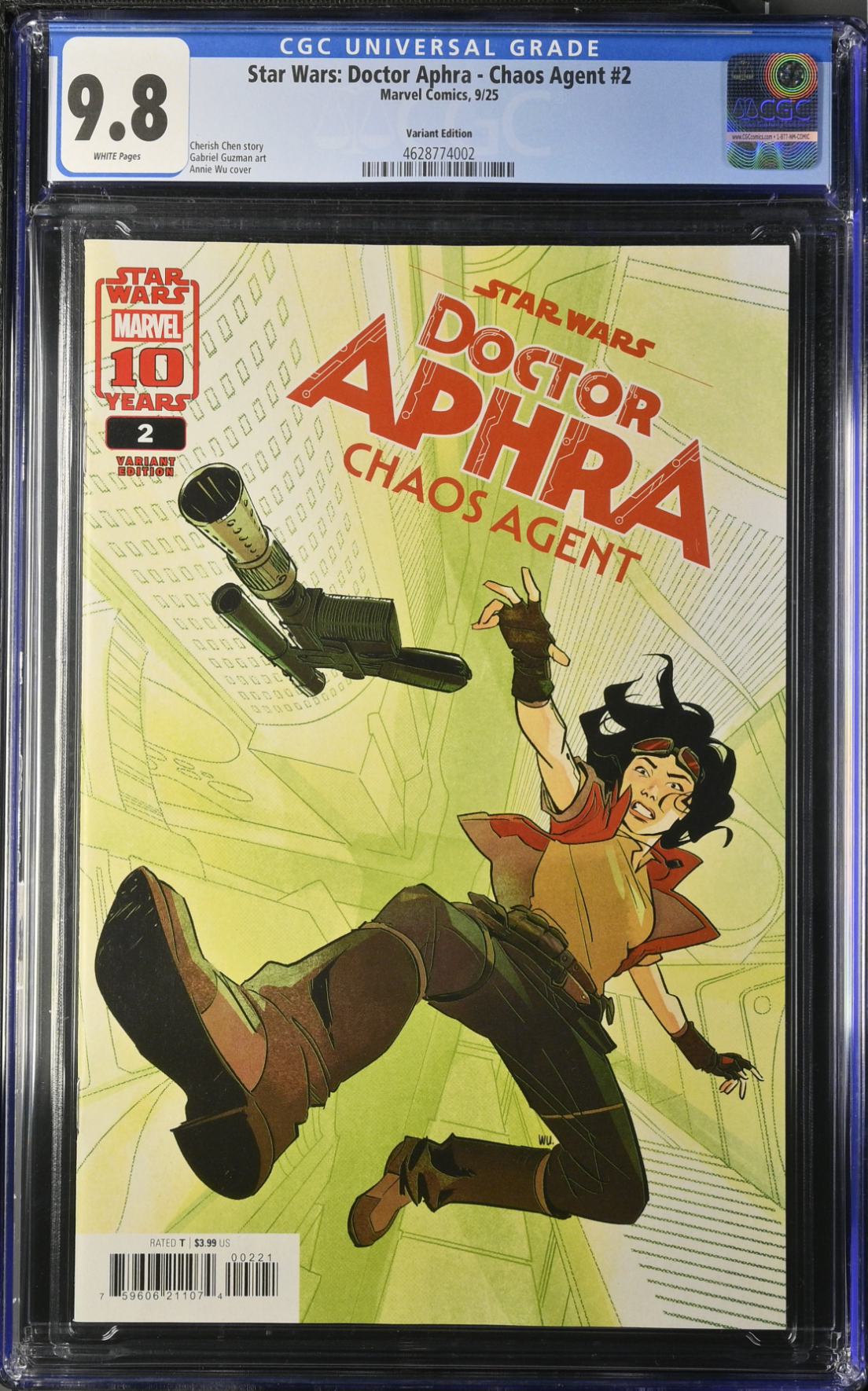 Star Wars: Doctor Aphra - Chaos Agent #2 Wu Variant CGC 9.8