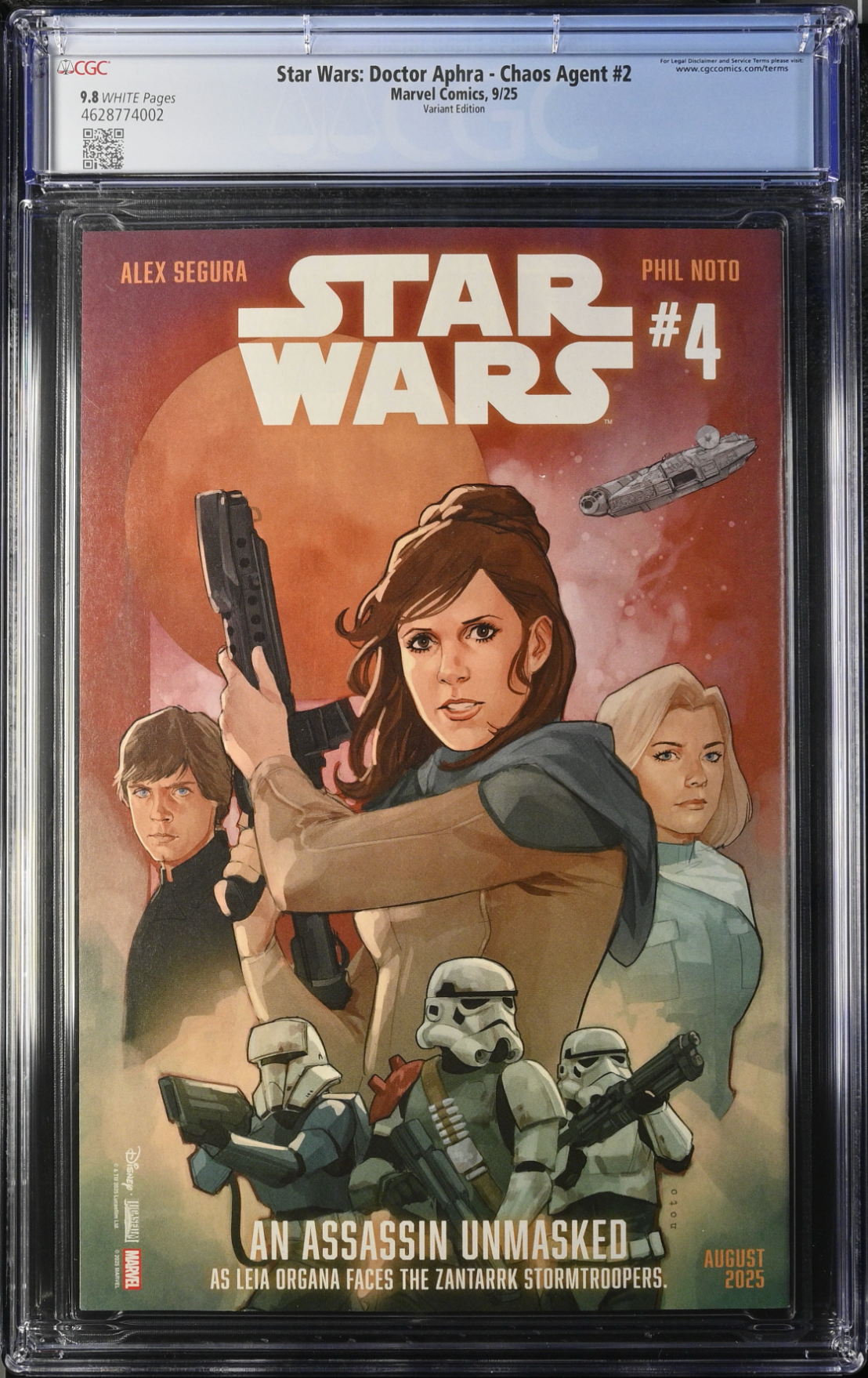Star Wars: Doctor Aphra - Chaos Agent #2 Wu Variant CGC 9.8