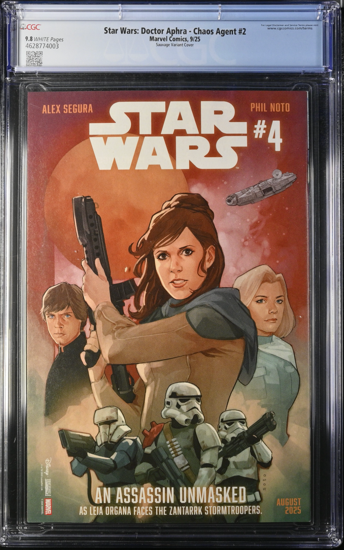 Star Wars: Doctor Aphra - Chaos Agent #2 Sauvage Variant CGC 9.8