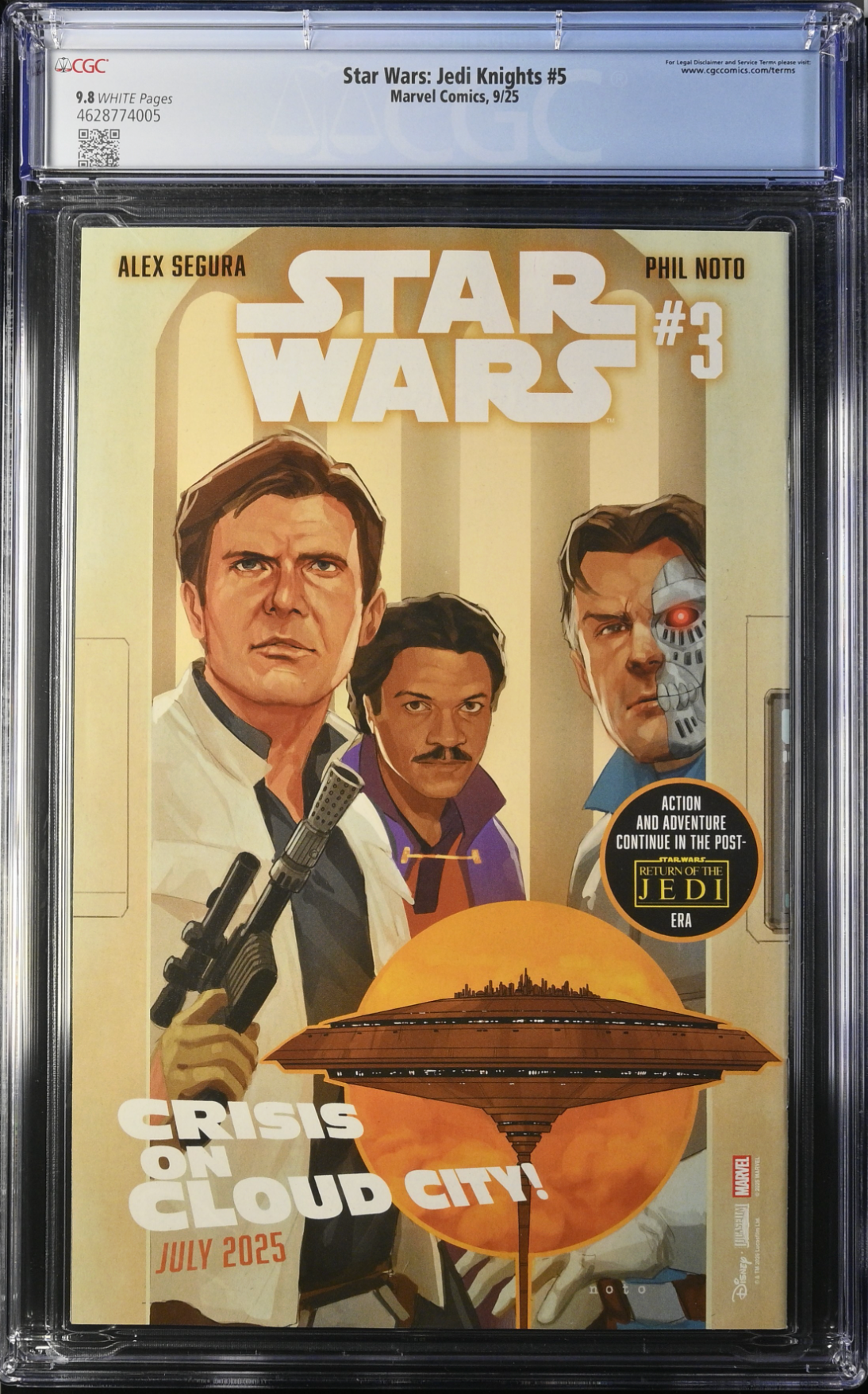 Star Wars: Jedi Knights #5 CGC 9.8