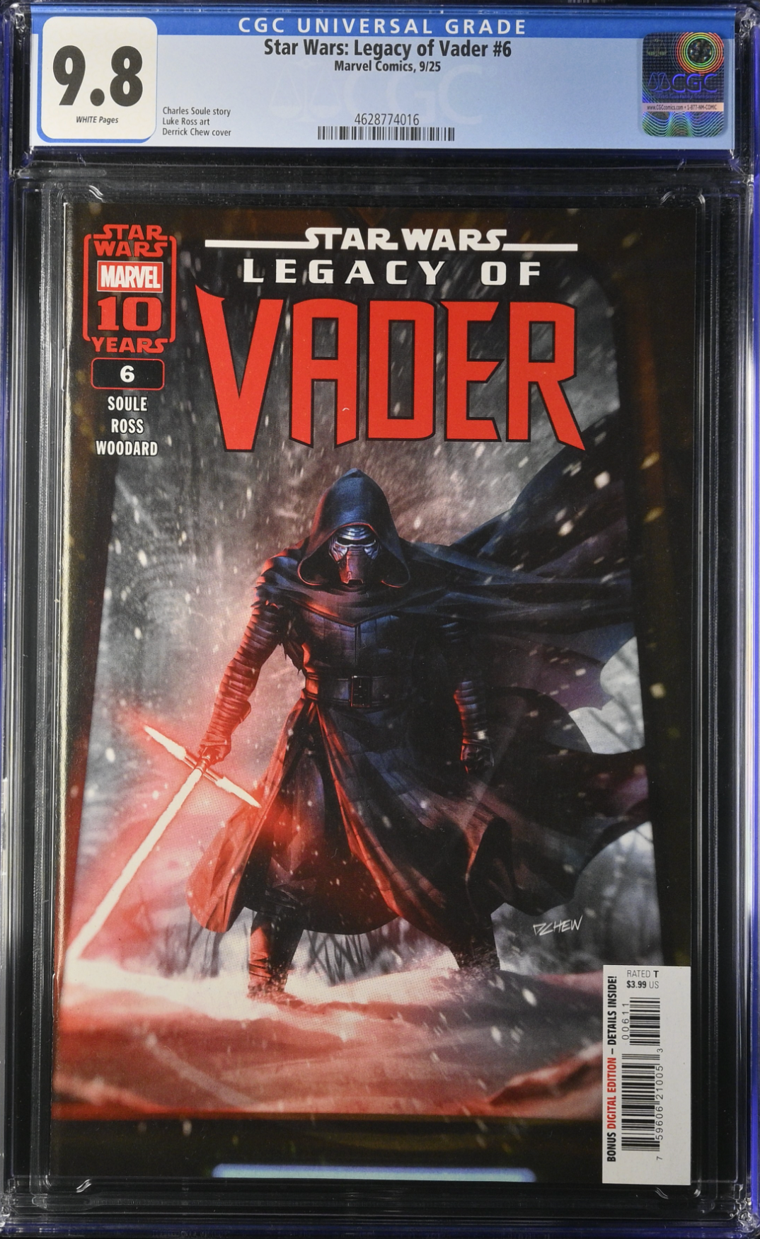 Star Wars: Legacy of Vader #6 CGC 9.8