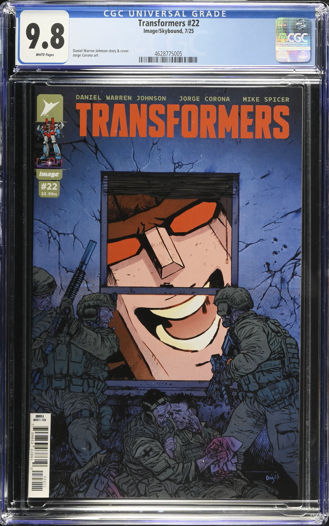 Transformers #22 CGC 9.8