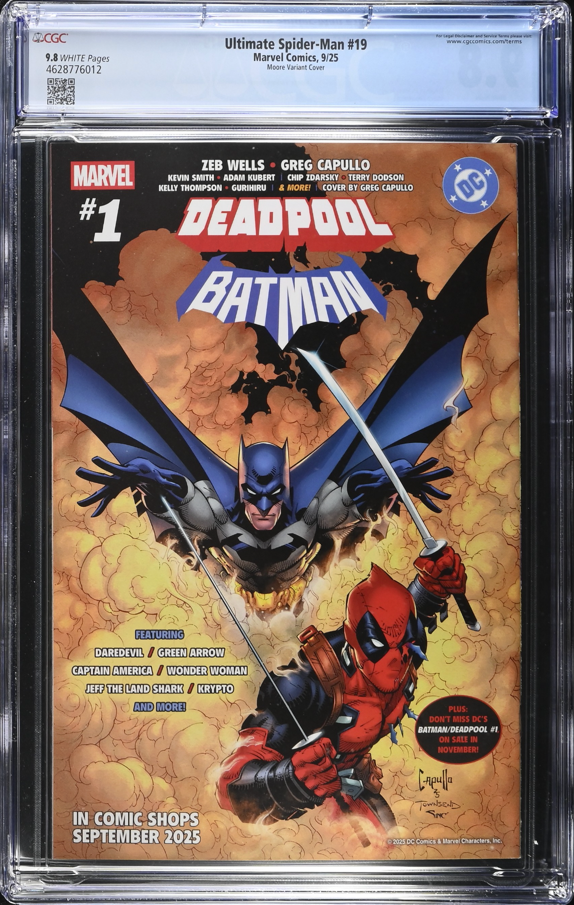 Ultimate Spider-Man #19 Moore Variant CGC 9.8