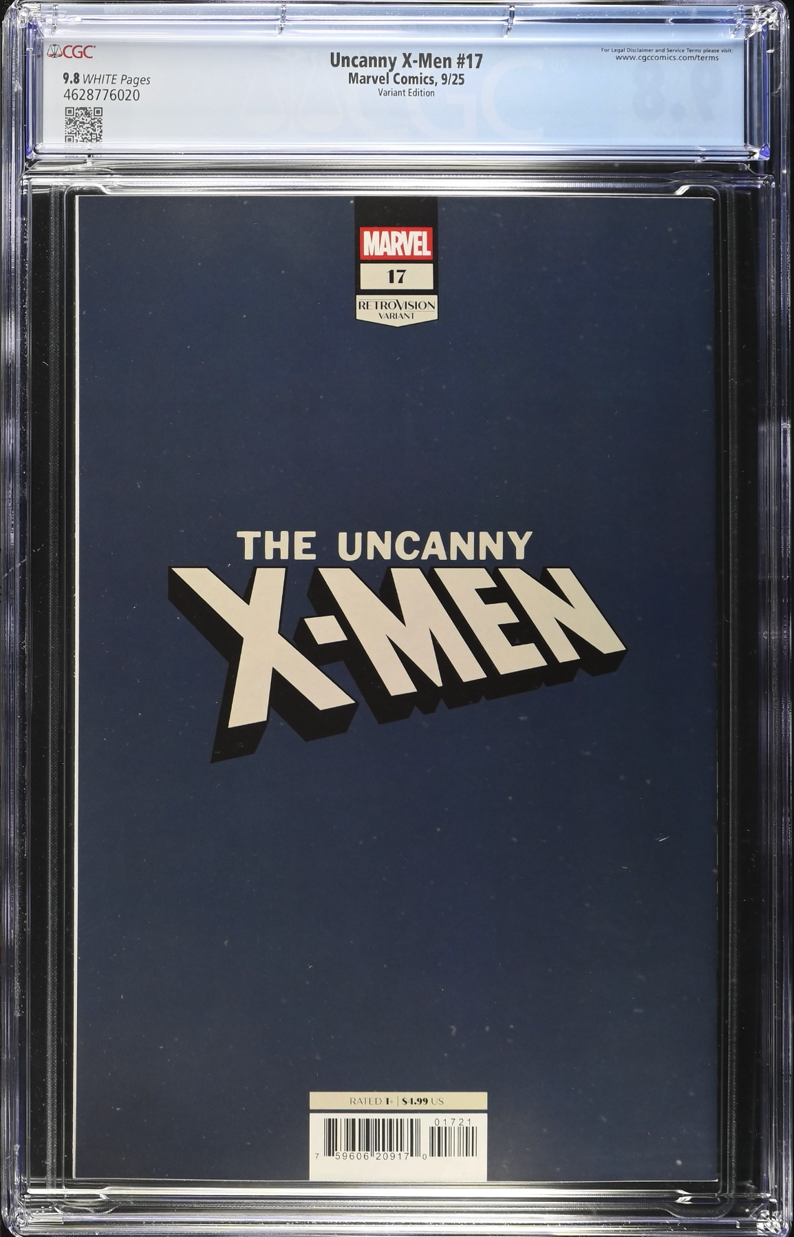Uncanny X-Men #17 Frenz Variant CGC 9.8