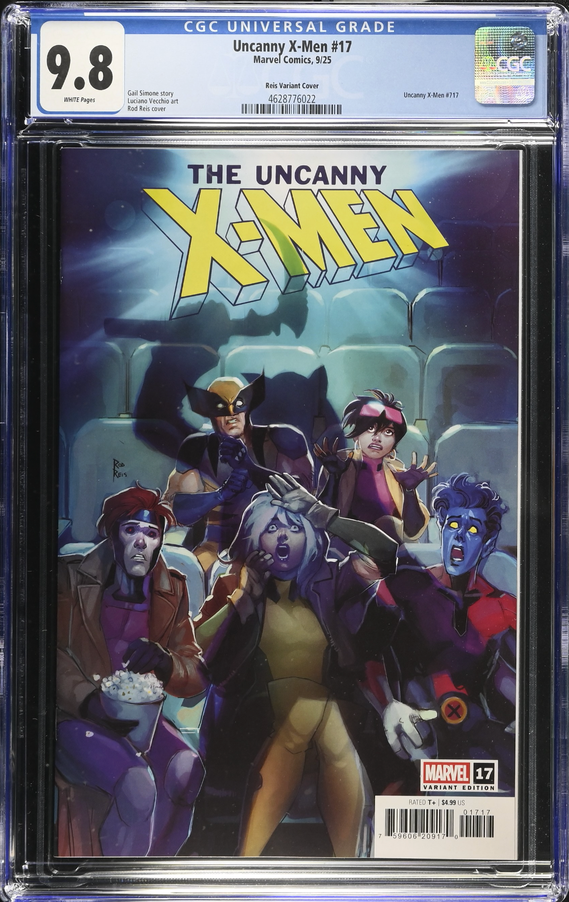 Uncanny X-Men #17 Reis 1:25 Retailer Incentive Variant CGC 9.8