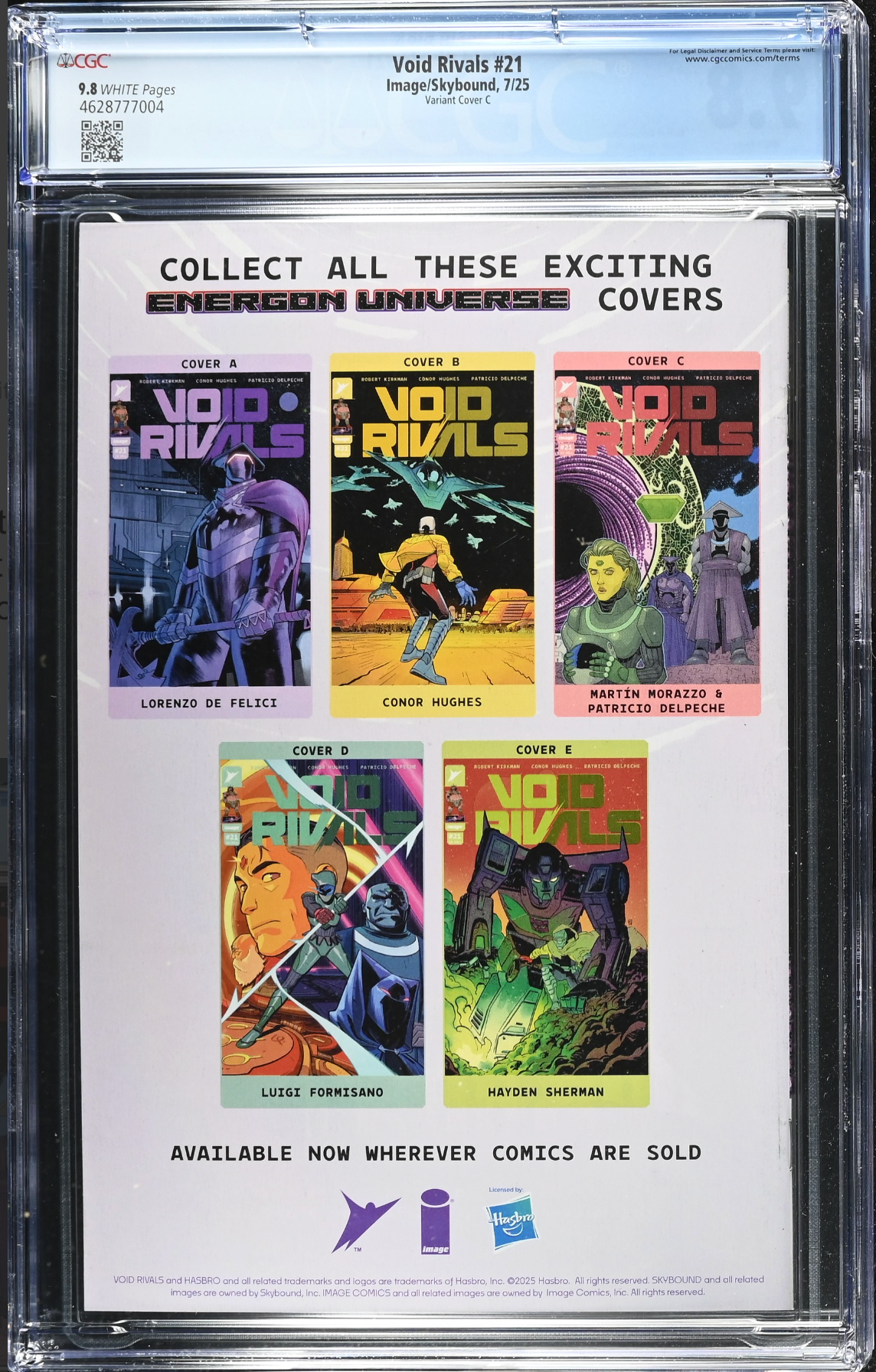 Void Rivals #21 Morrazo 1:10 Retailer Incentive Variant CGC 9.8
