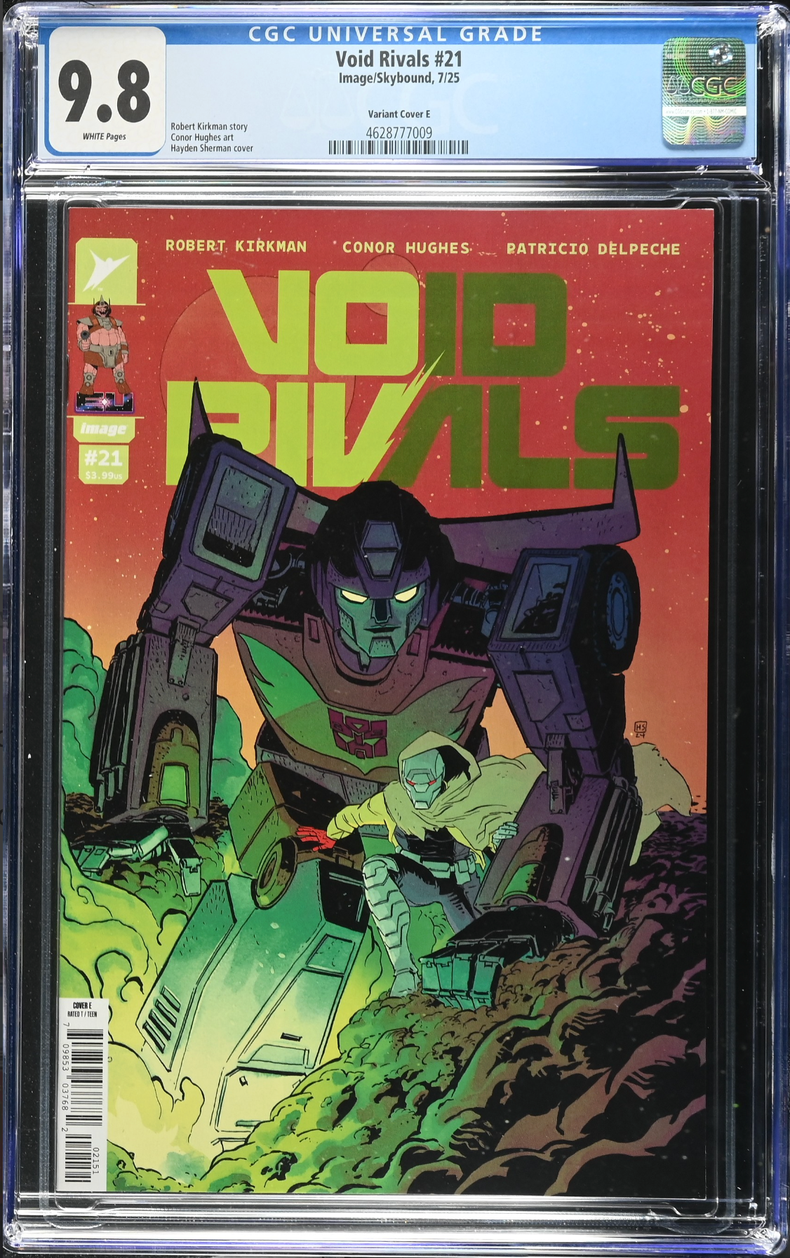 Void Rivals #21 Sherman 1:50 Retailer Incentive Variant CGC 9.8