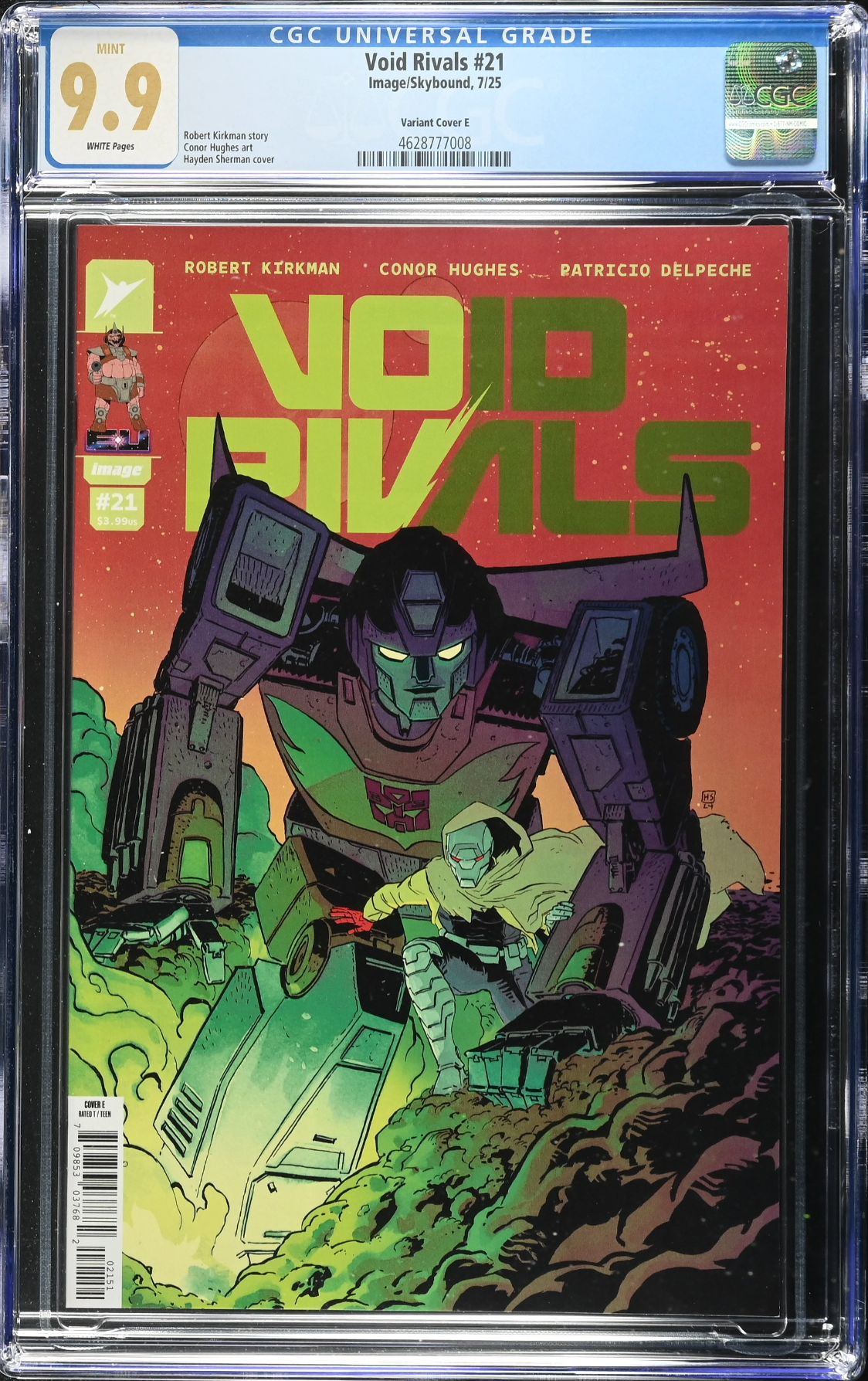 Void Rivals #21 Sherman 1:50 Retailer Incentive Variant CGC 9.9