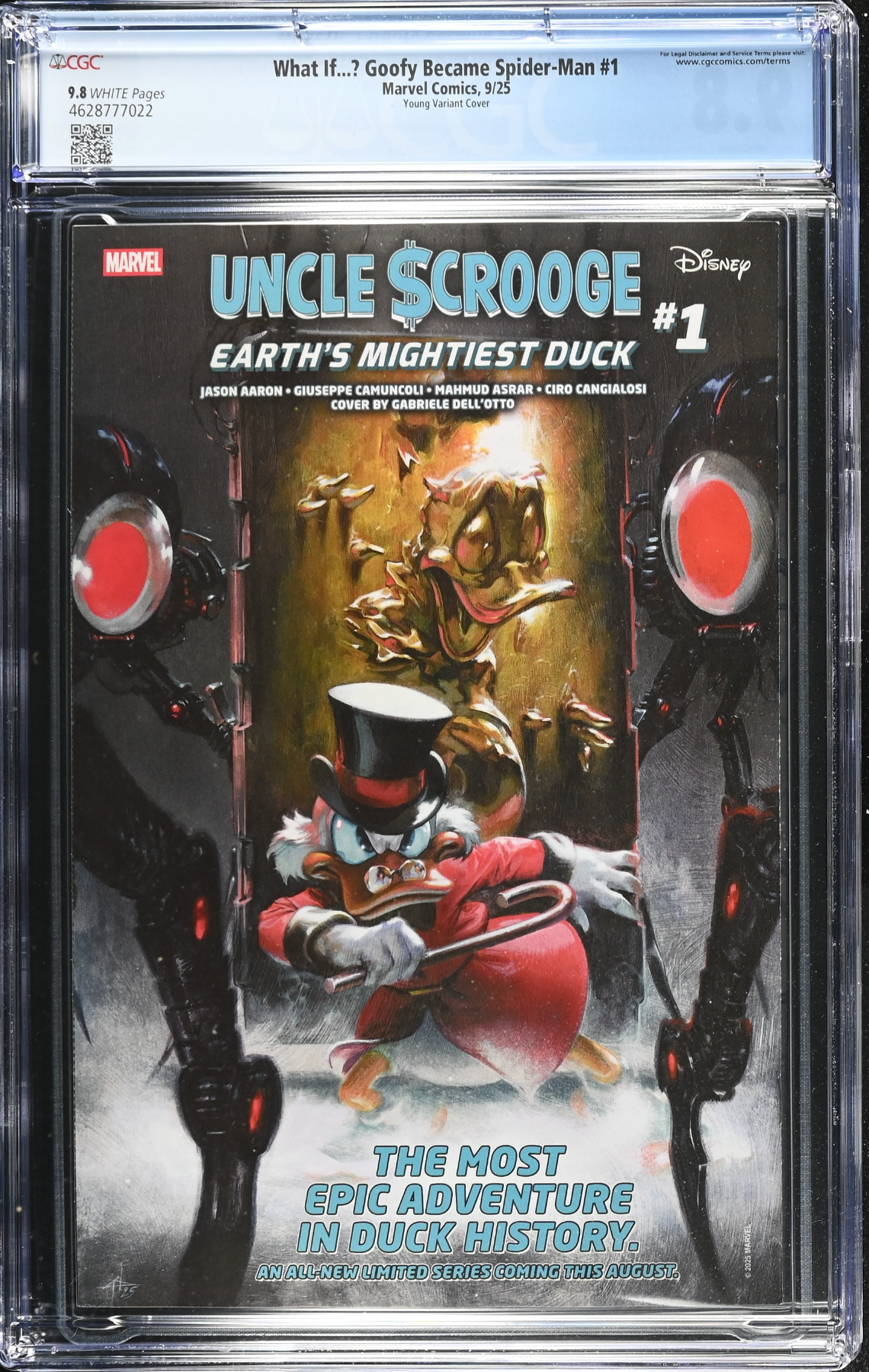 Marvel & Disney: What If...? Goofy Became Spider-Man #1 Young Variant CGC 9.8