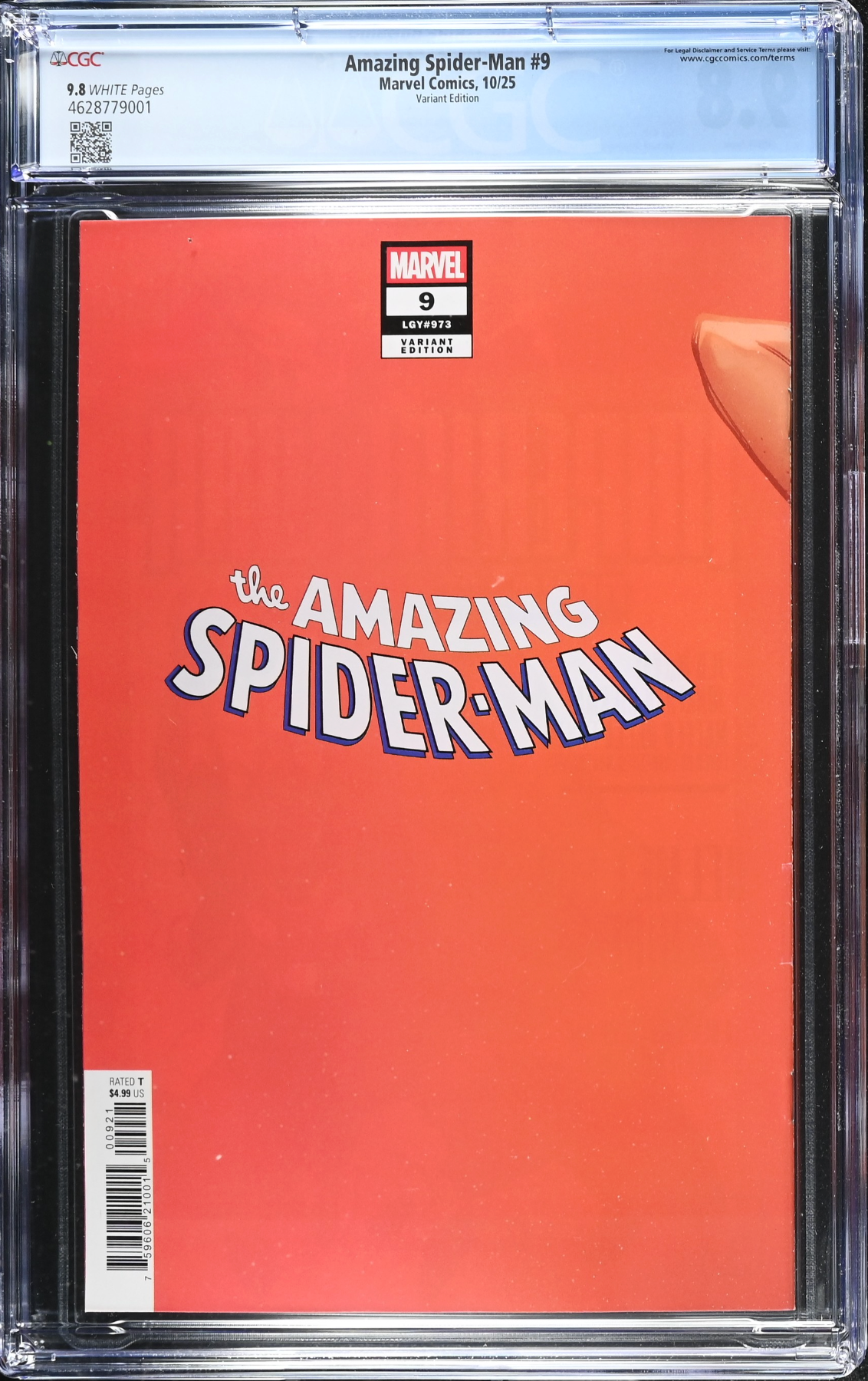 Amazing Spider-Man #9 Campbell Variant CGC 9.8