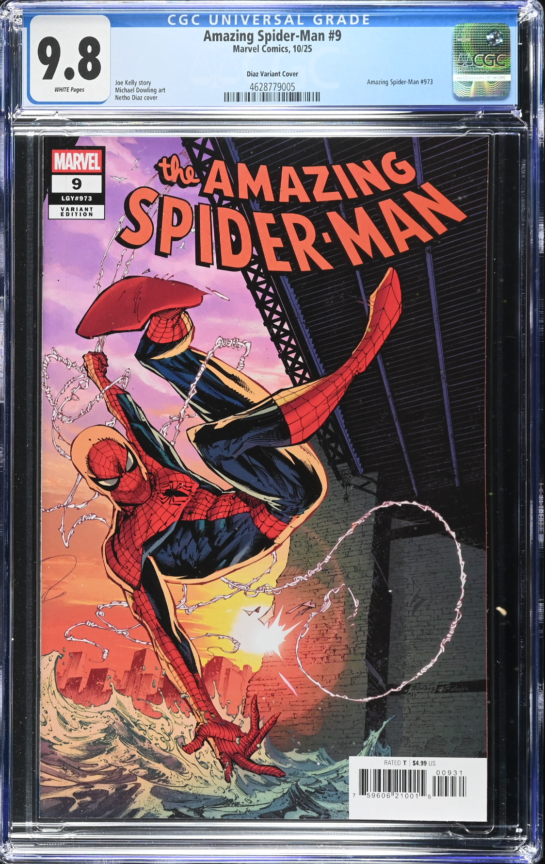 Amazing Spider-Man #9 Diaz Variant CGC 9.8