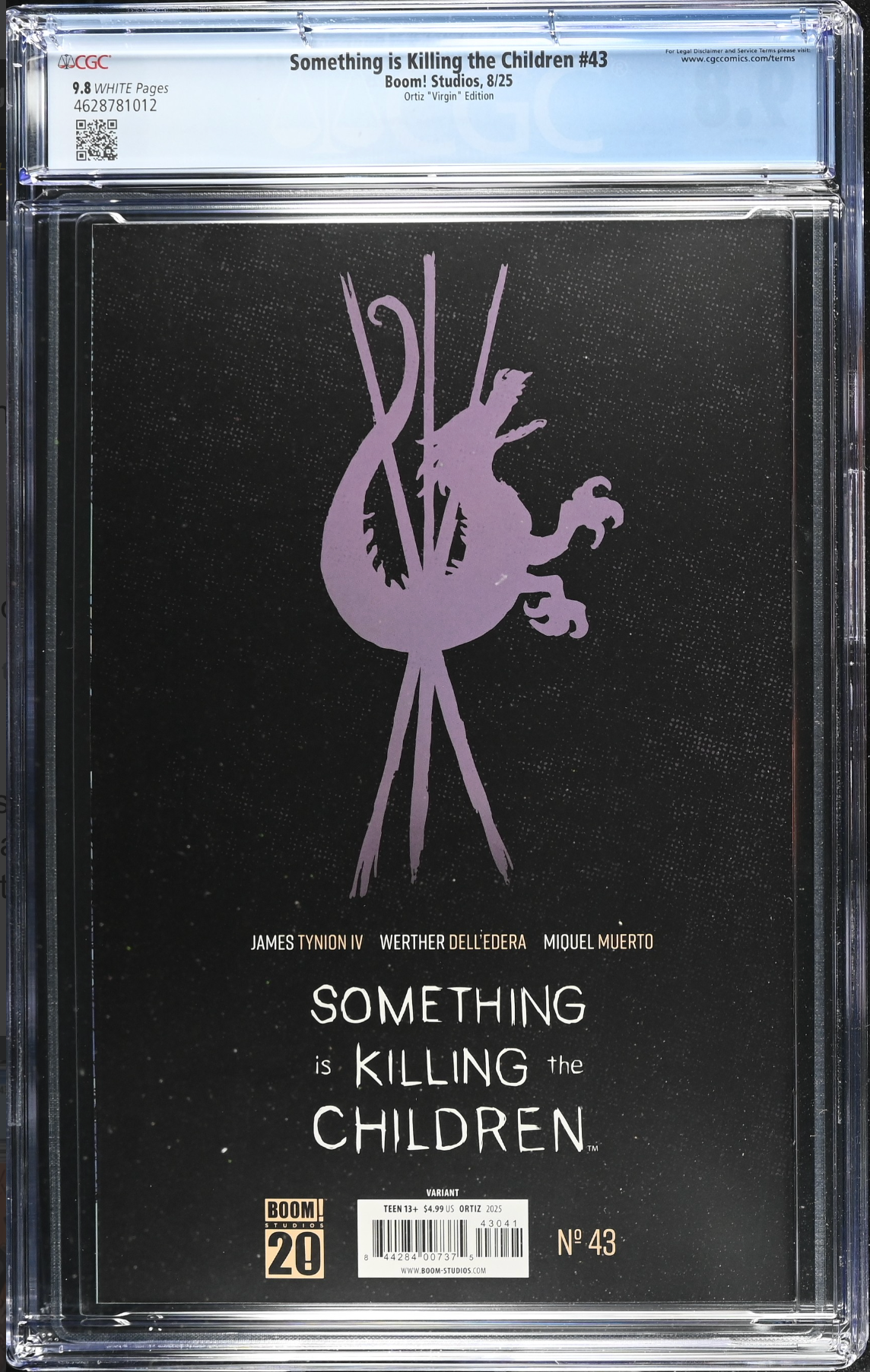 Something is Killing the Children #43 Ortiz 1:10 Virgin Retailer Incentive Variant CGC 9.8