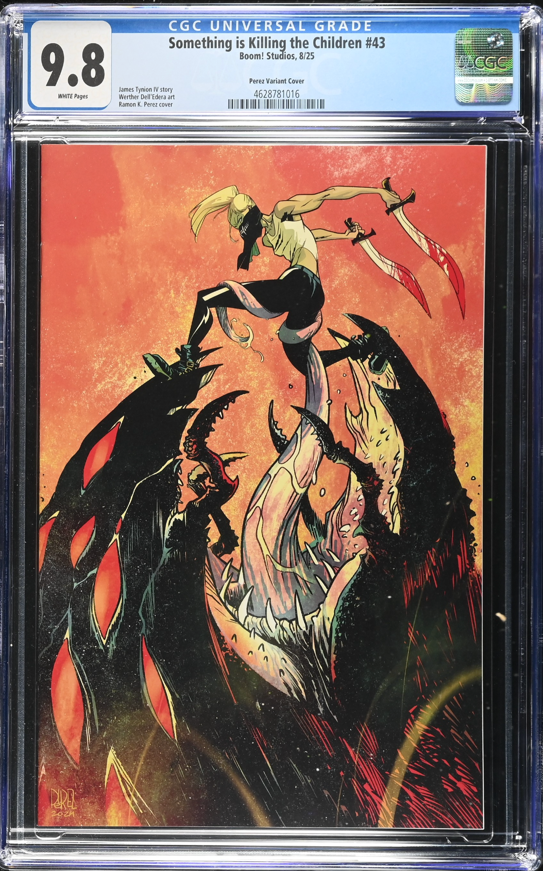 Something is Killing the Children #43 Perez 1:50 Virgin Retailer Incentive Variant CGC 9.8