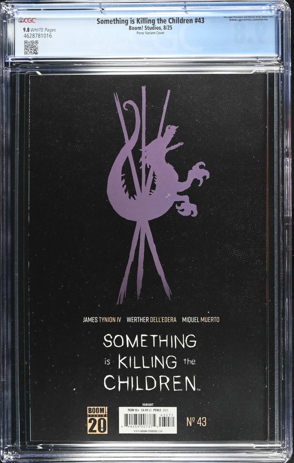 Something is Killing the Children #43 Perez 1:50 Virgin Retailer Incentive Variant CGC 9.8