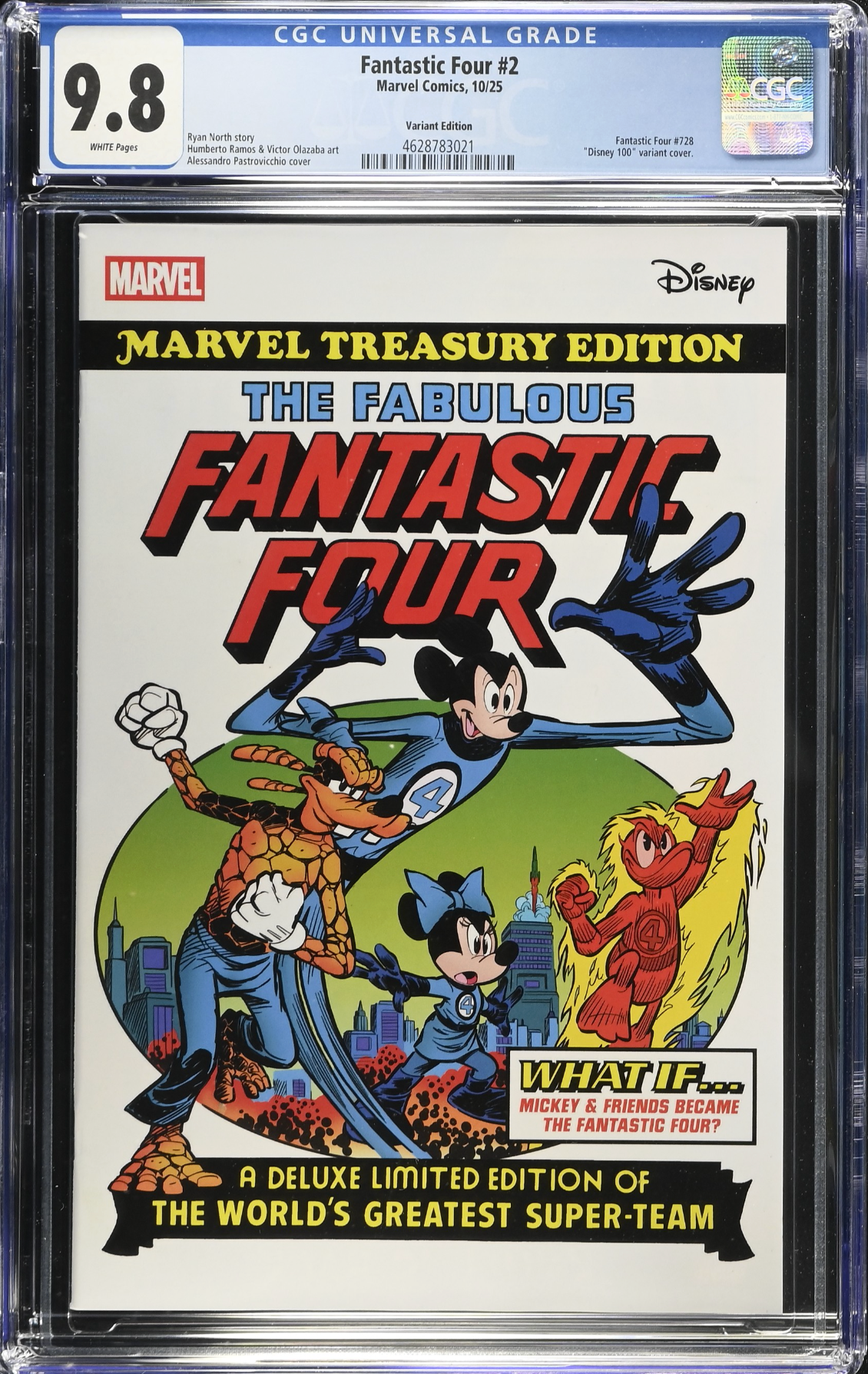 Fantastic Four #2 Disney Variant CGC 9.8