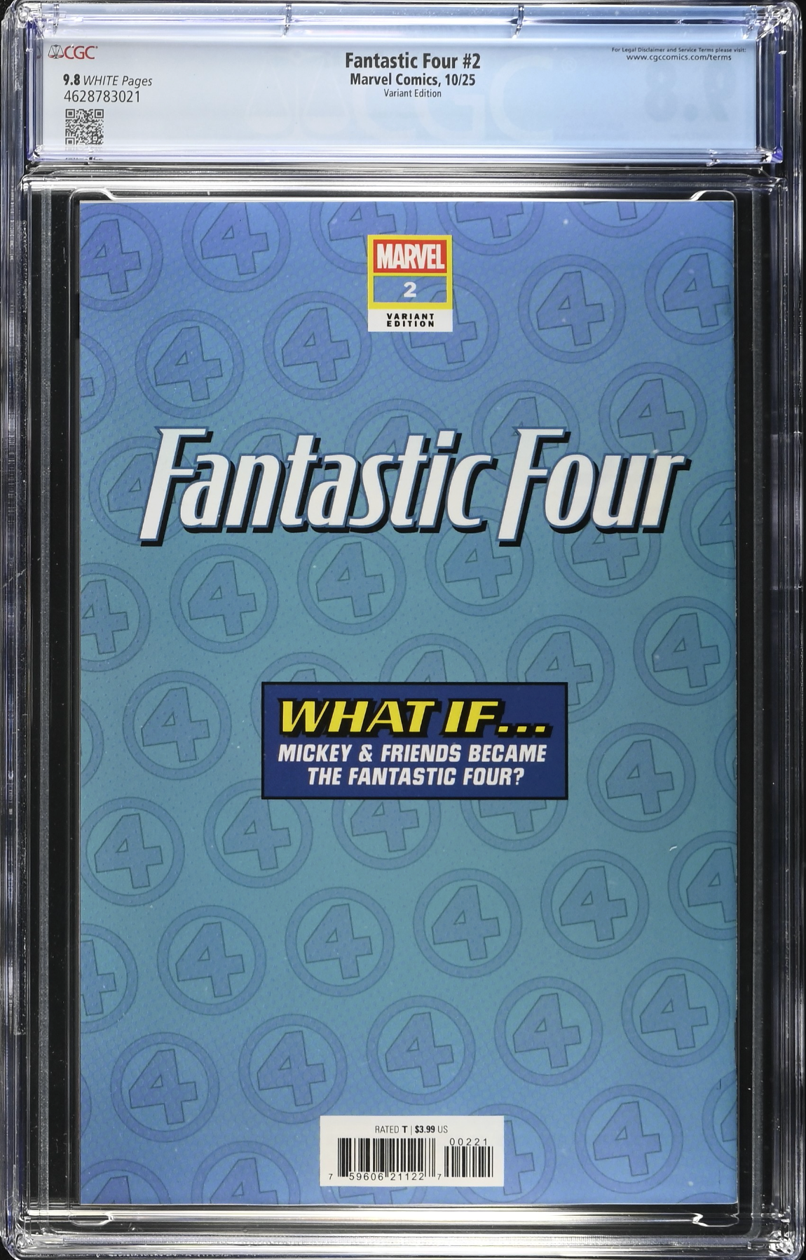 Fantastic Four #2 Disney Variant CGC 9.8