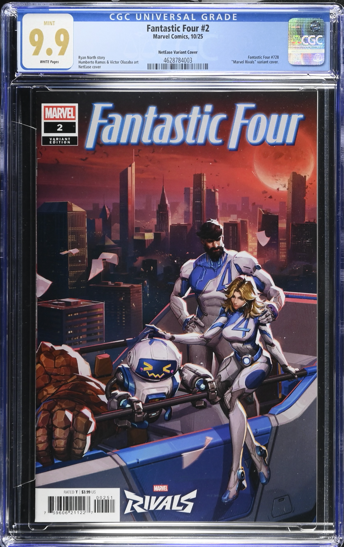 Fantastic Four #2 NetEase Games Variant CGC 9.9