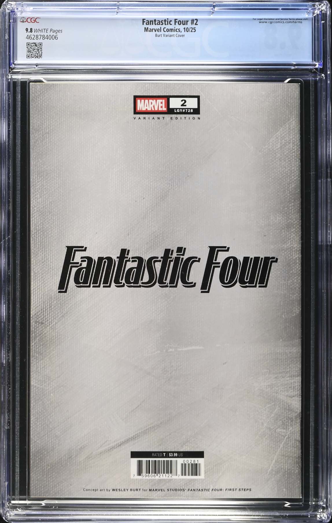 Fantastic Four #2 Burt Variant CGC 9.8