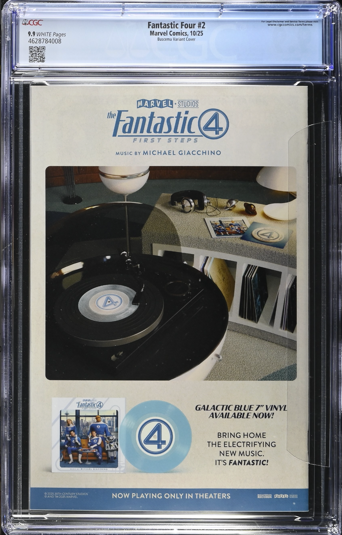 Fantastic Four #2 Buscema 1:50 Retailer Incentive Variant CGC 9.9