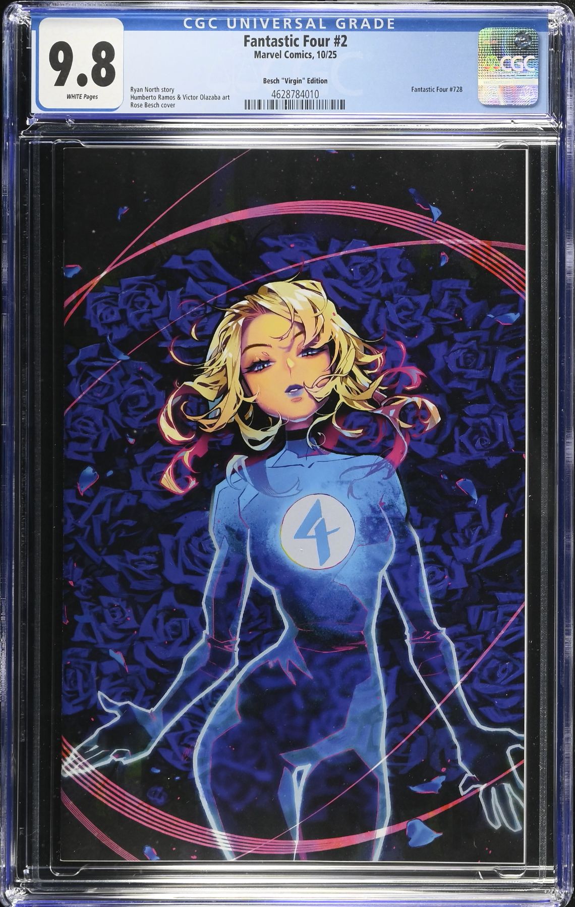 Fantastic Four #2 Besch 1:50 Virgin Retailer Incentive Variant CGC 9.8