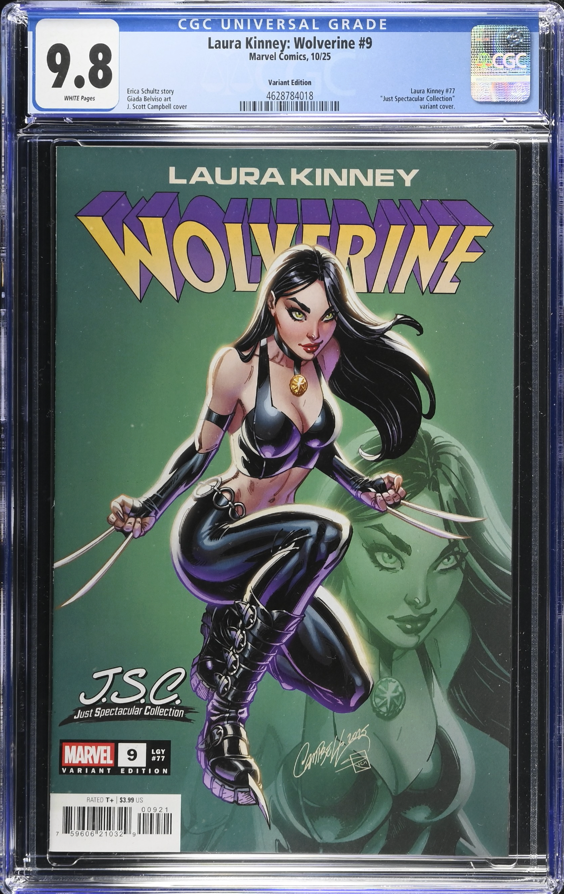 Laura Kinney: Wolverine #9 Campbell Variant CGC 9.8