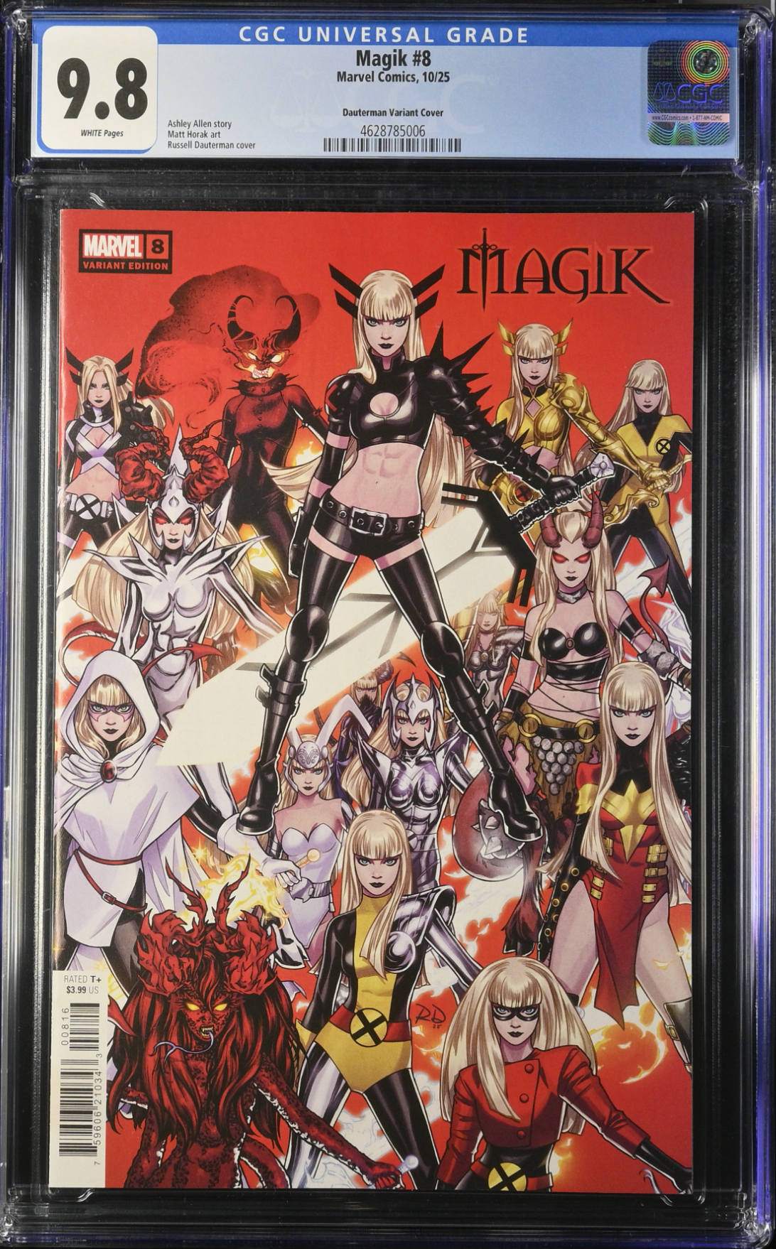 Magik #8 Dauterman 1:25 Retailer Incentive Variant CGC 9.8