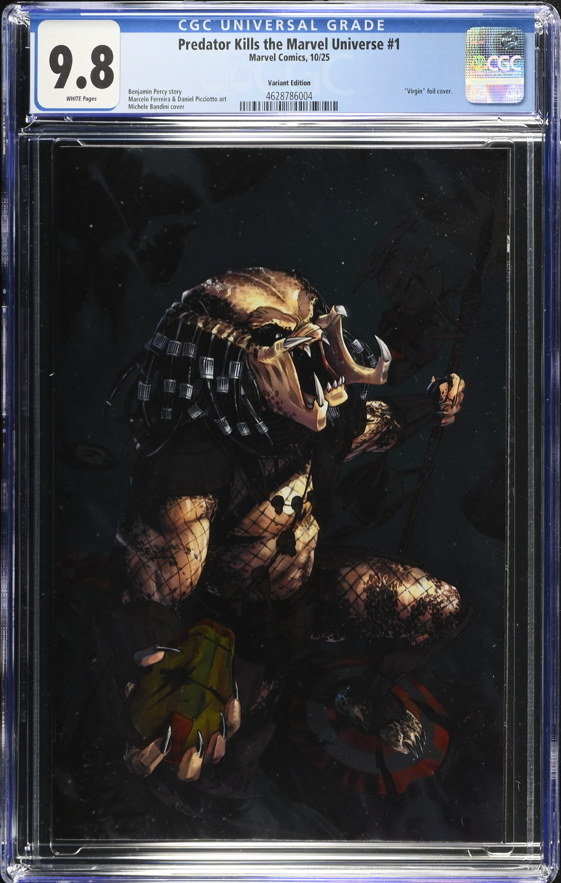 Predator Kills the Marvel Universe #1 Bandini Foil Variant CGC 9.8