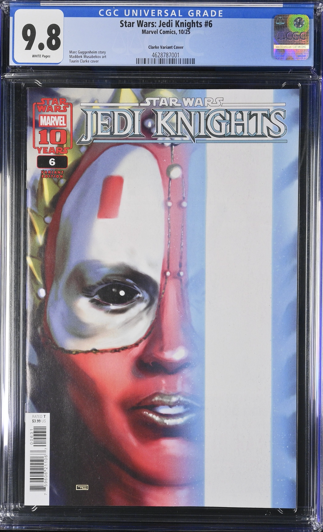 Star Wars: Jedi Knights #6 Clarke Variant CGC 9.8