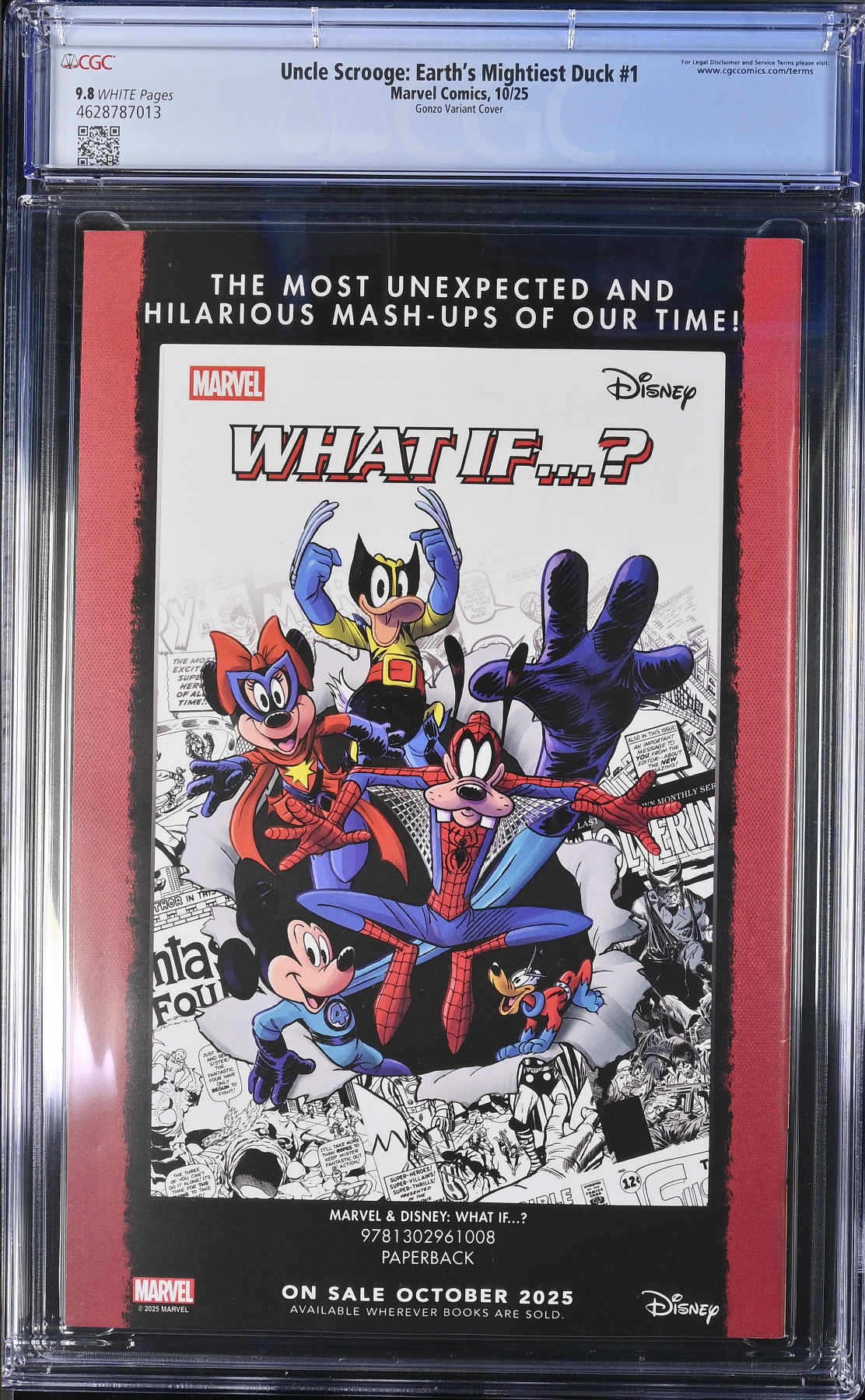 Uncle Scrooge: Earth's Mightiest Duck #1 Gonzo Variant CGC 9.8