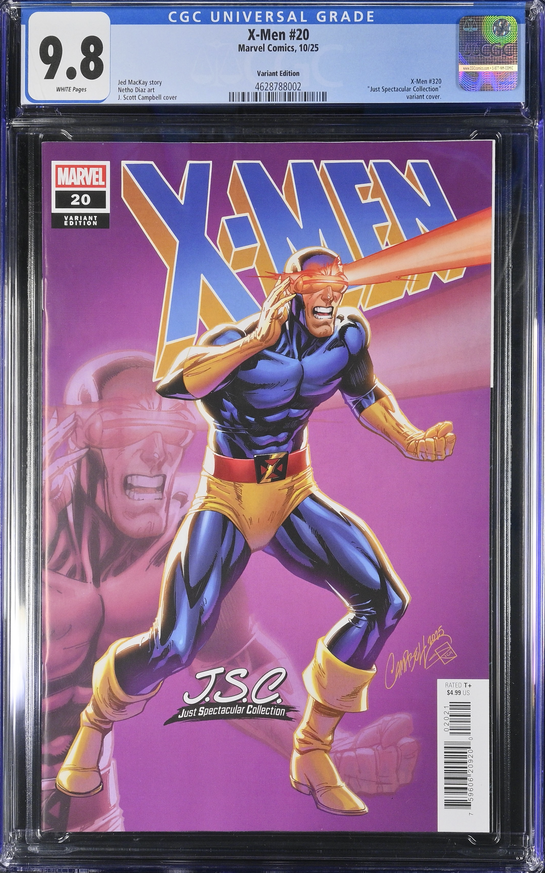X-Men #20 Campbell Variant CGC 9.8