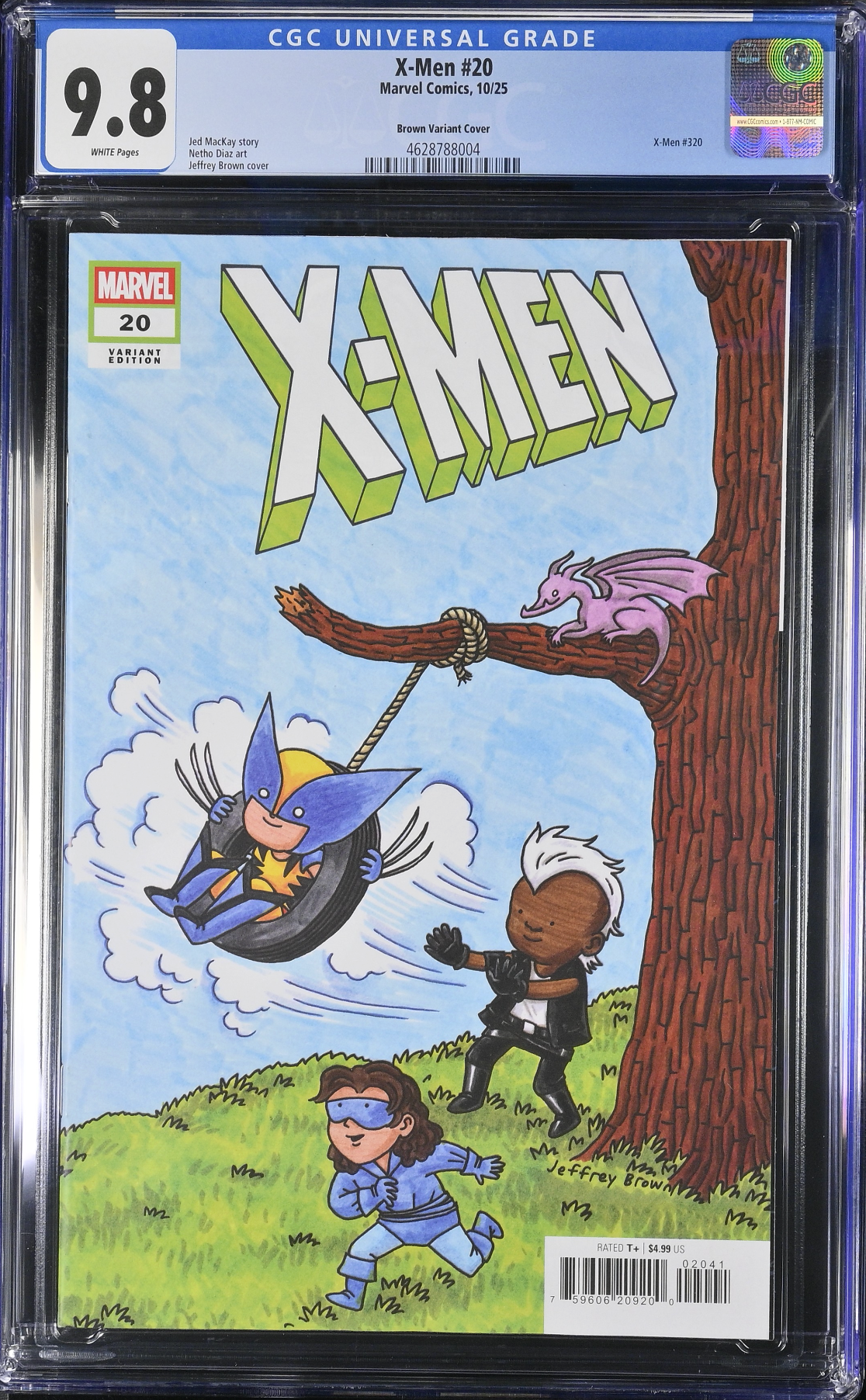 X-Men #20 Brown Variant CGC 9.8