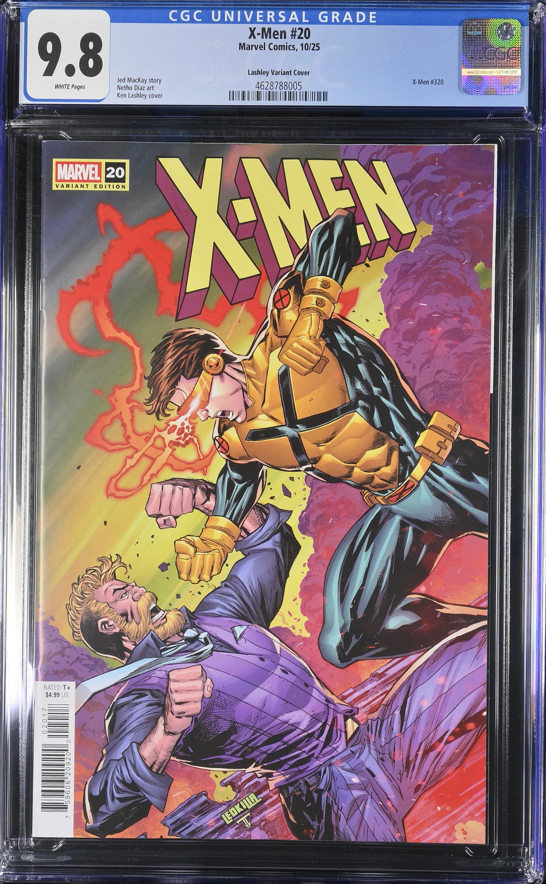X-Men #20 Lashley 1:25 Retailer Incentive Variant CGC 9.8