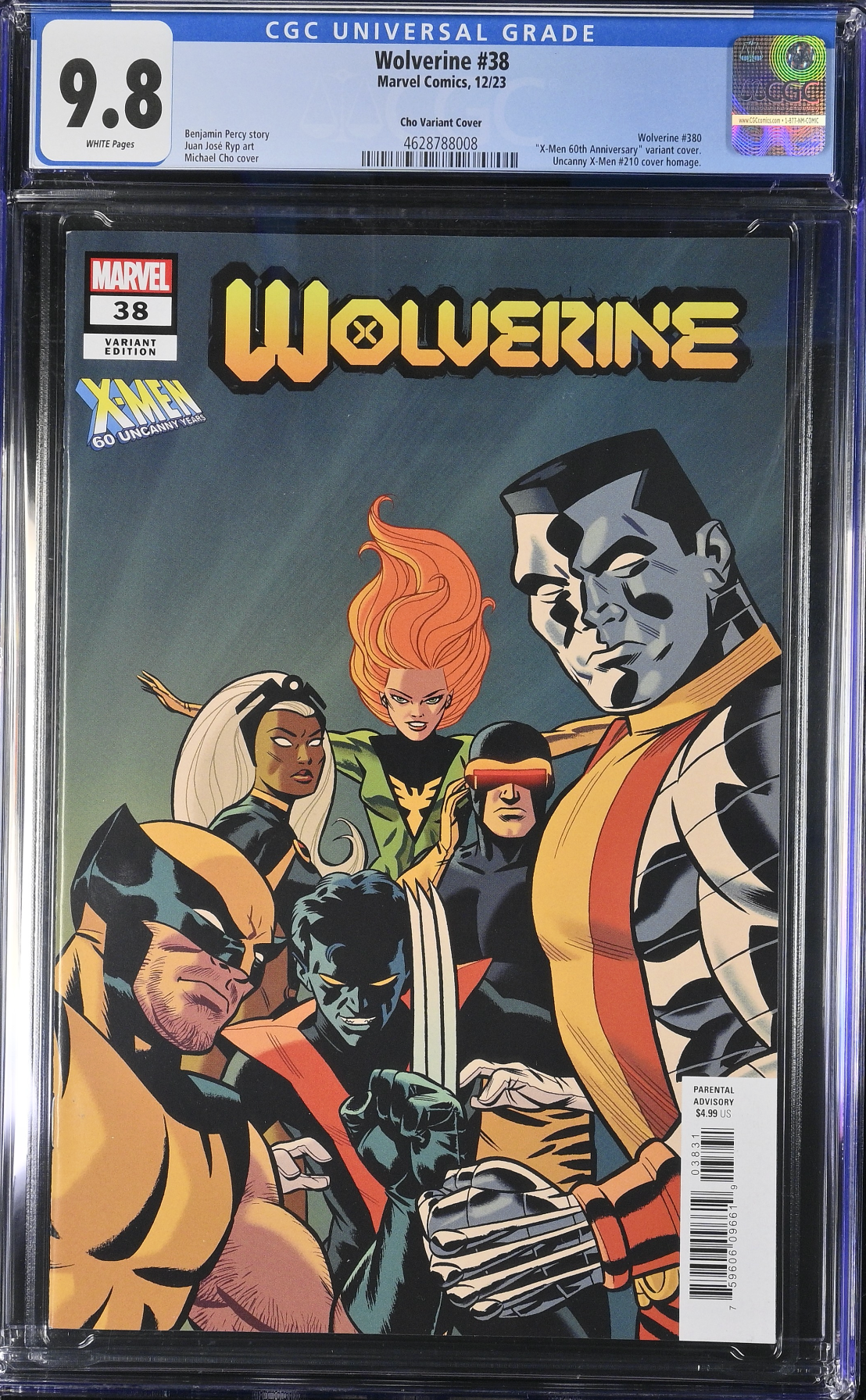 Wolverine #38 Cho Variant CGC 9.8