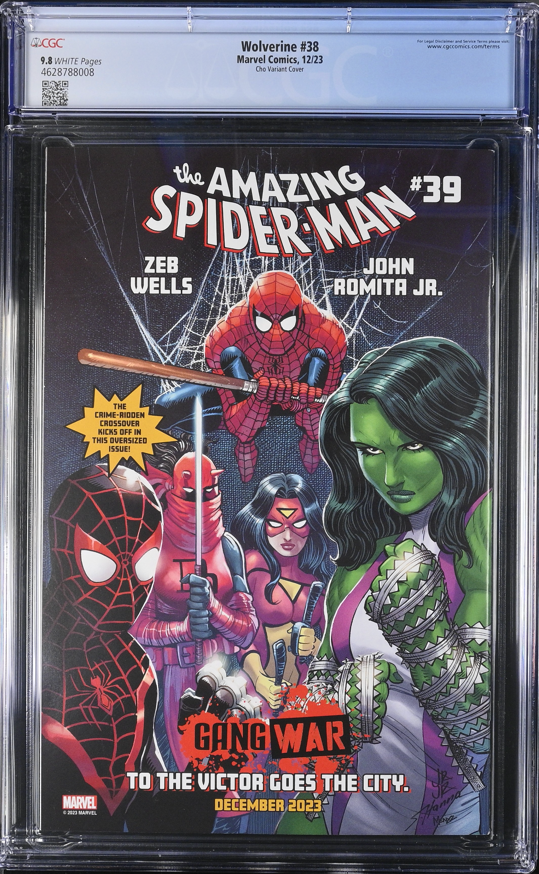 Wolverine #38 Cho Variant CGC 9.8