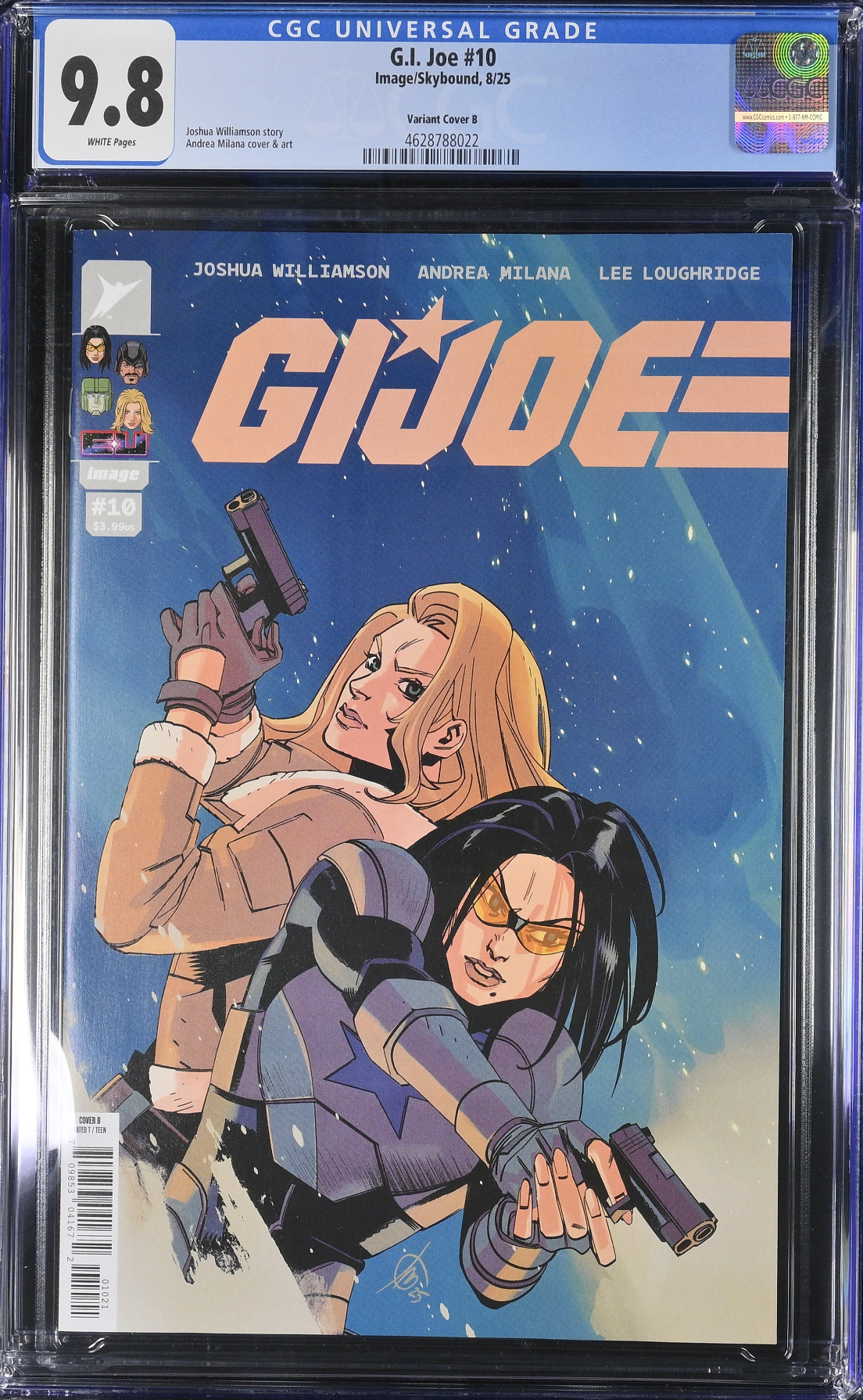 G.I. Joe #10 Milana Variant CGC 9.8