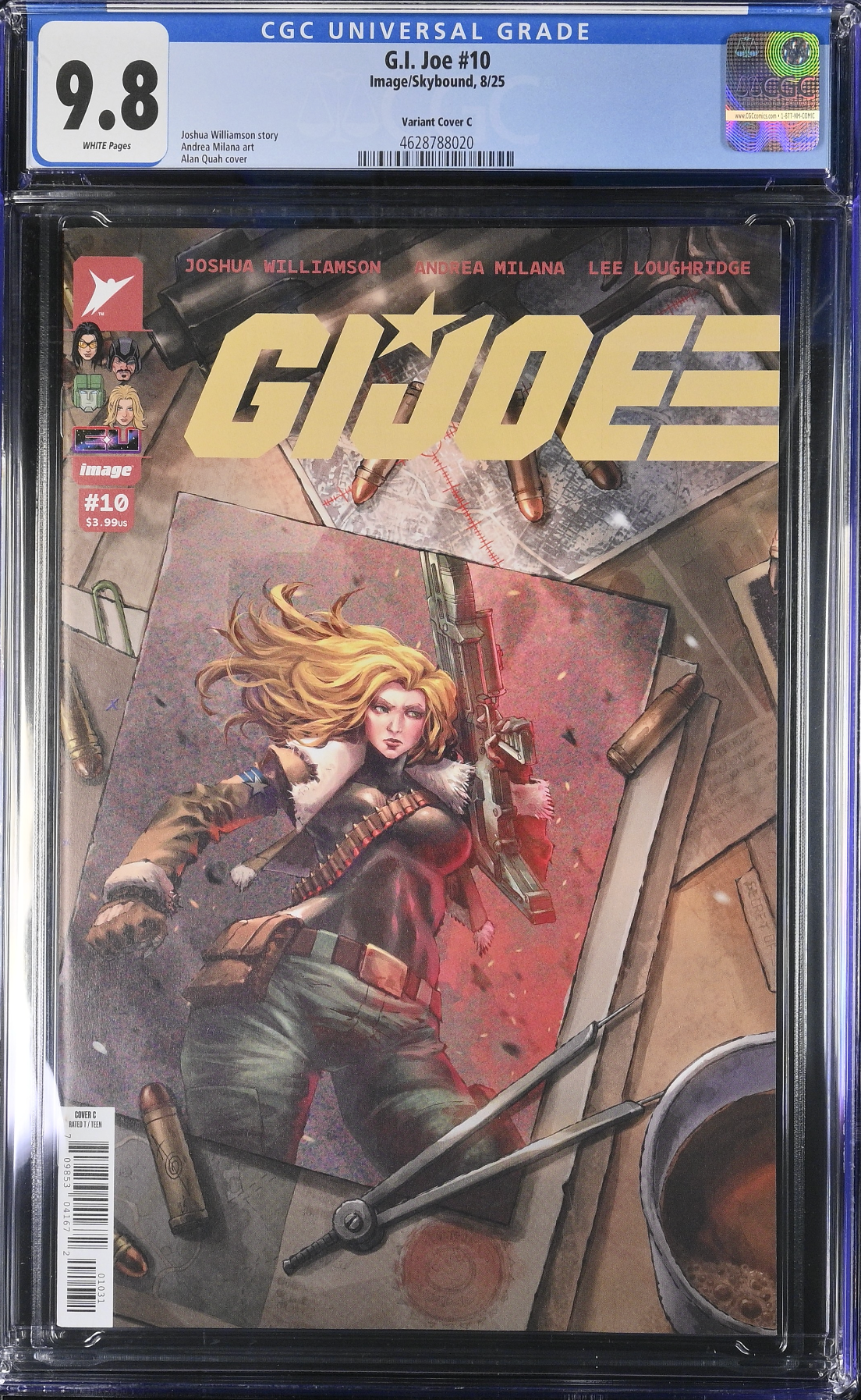 G.I. Joe #10 Quah 1:10 Retailer Incentive Variant CGC 9.8