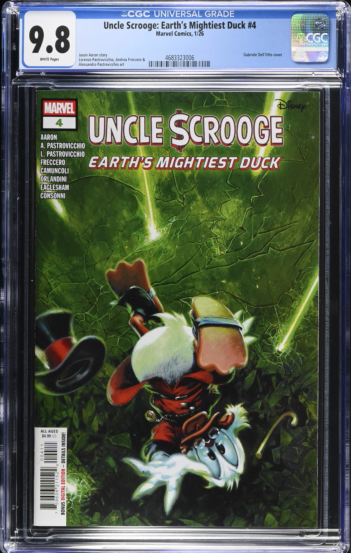 Uncle Scrooge: Earth's Mightiest Duck #4 CGC 9.8