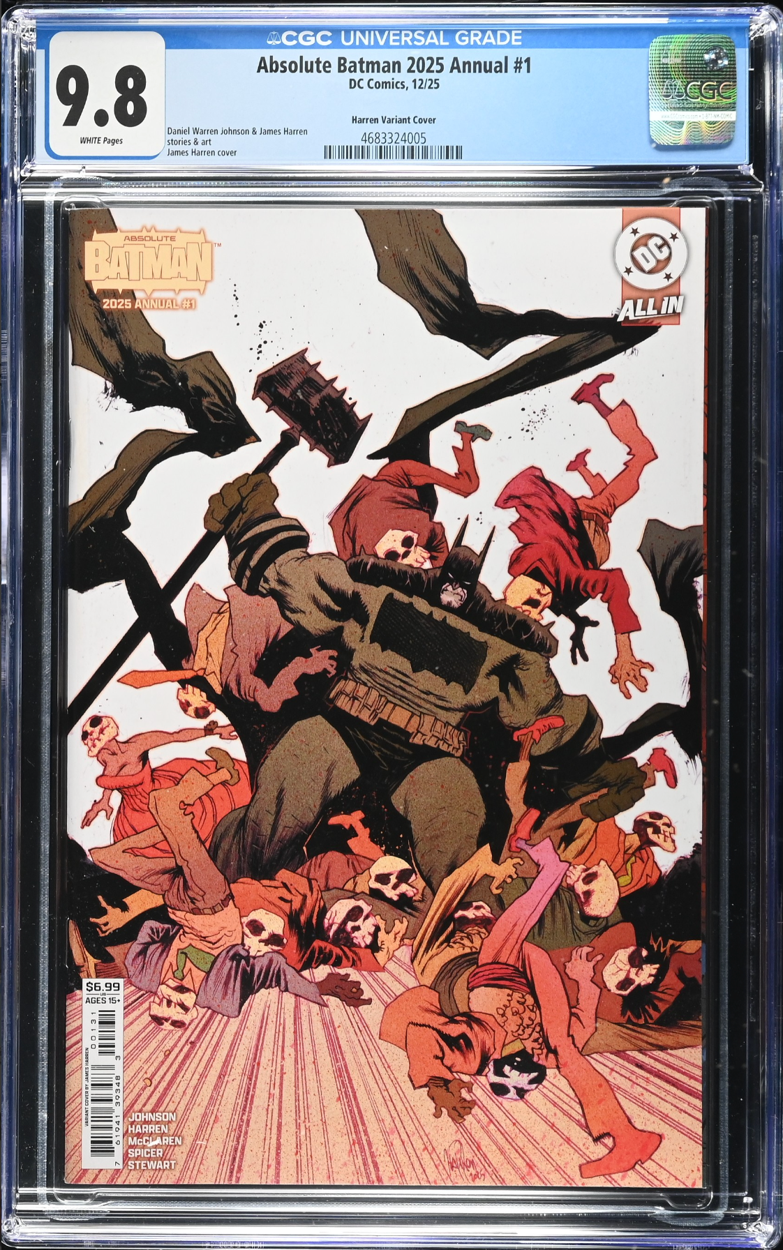 Absolute Batman Annual 2025 #1 Harren Variant CGC 9.8