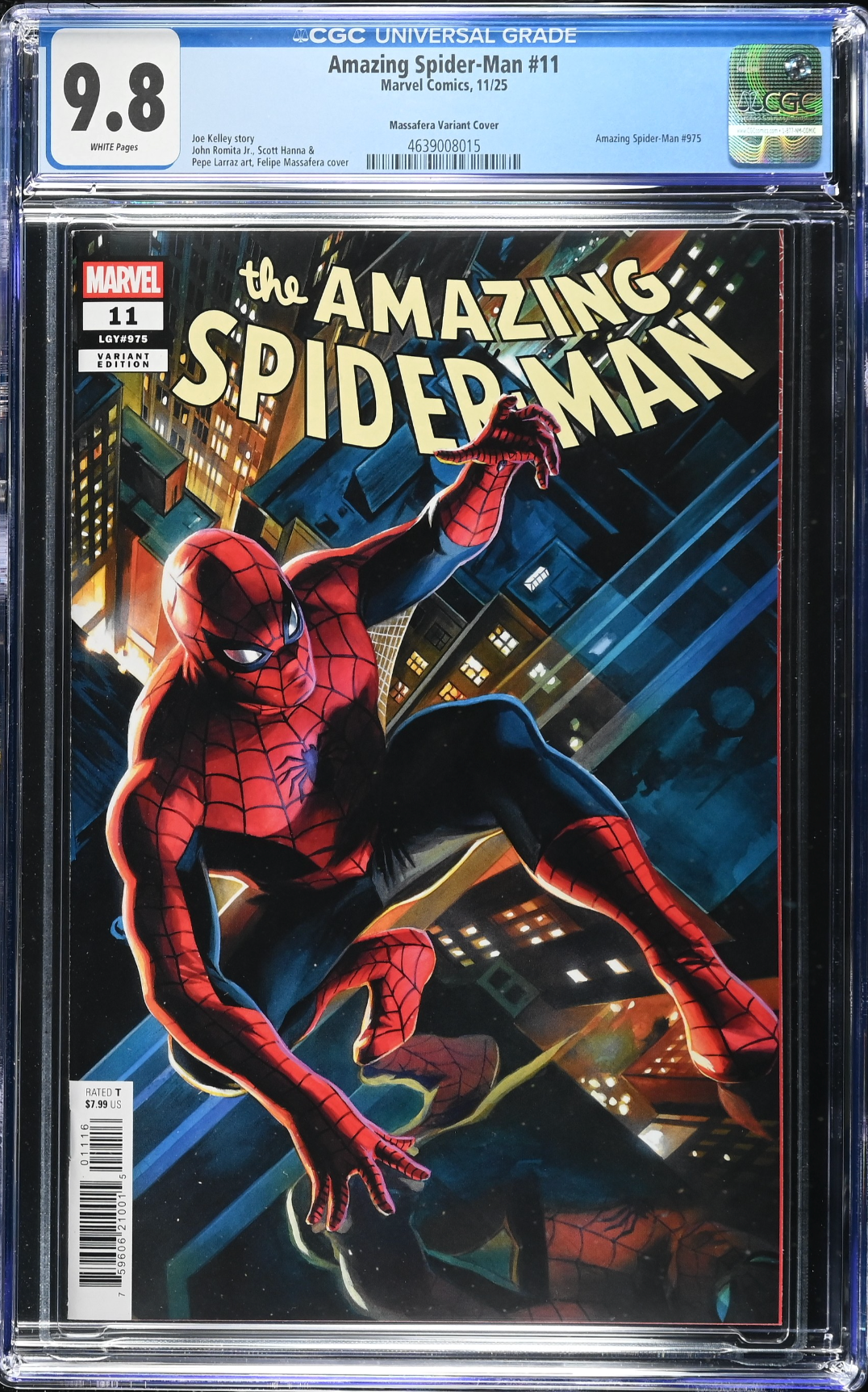 Amazing Spider-Man #11 Massafera 1:25 Retailer Incentive Variant CGC 9.8
